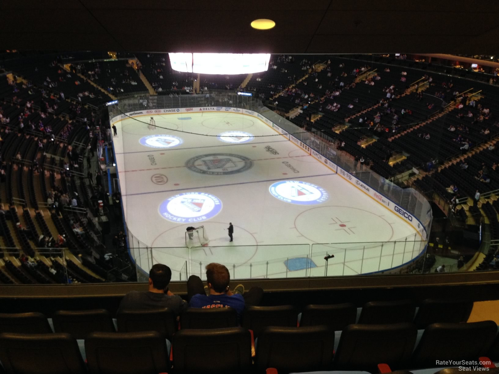 section 416 seat view  for hockey - madison square garden