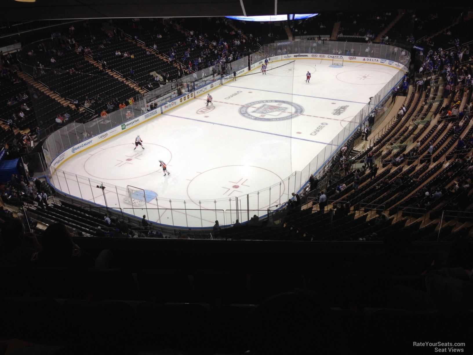 section 419 seat view  for hockey - madison square garden