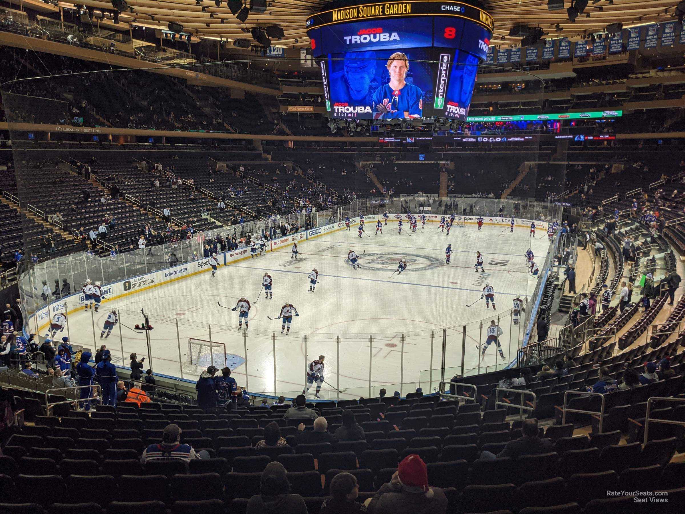 madison club 66 seat view  for hockey - madison square garden