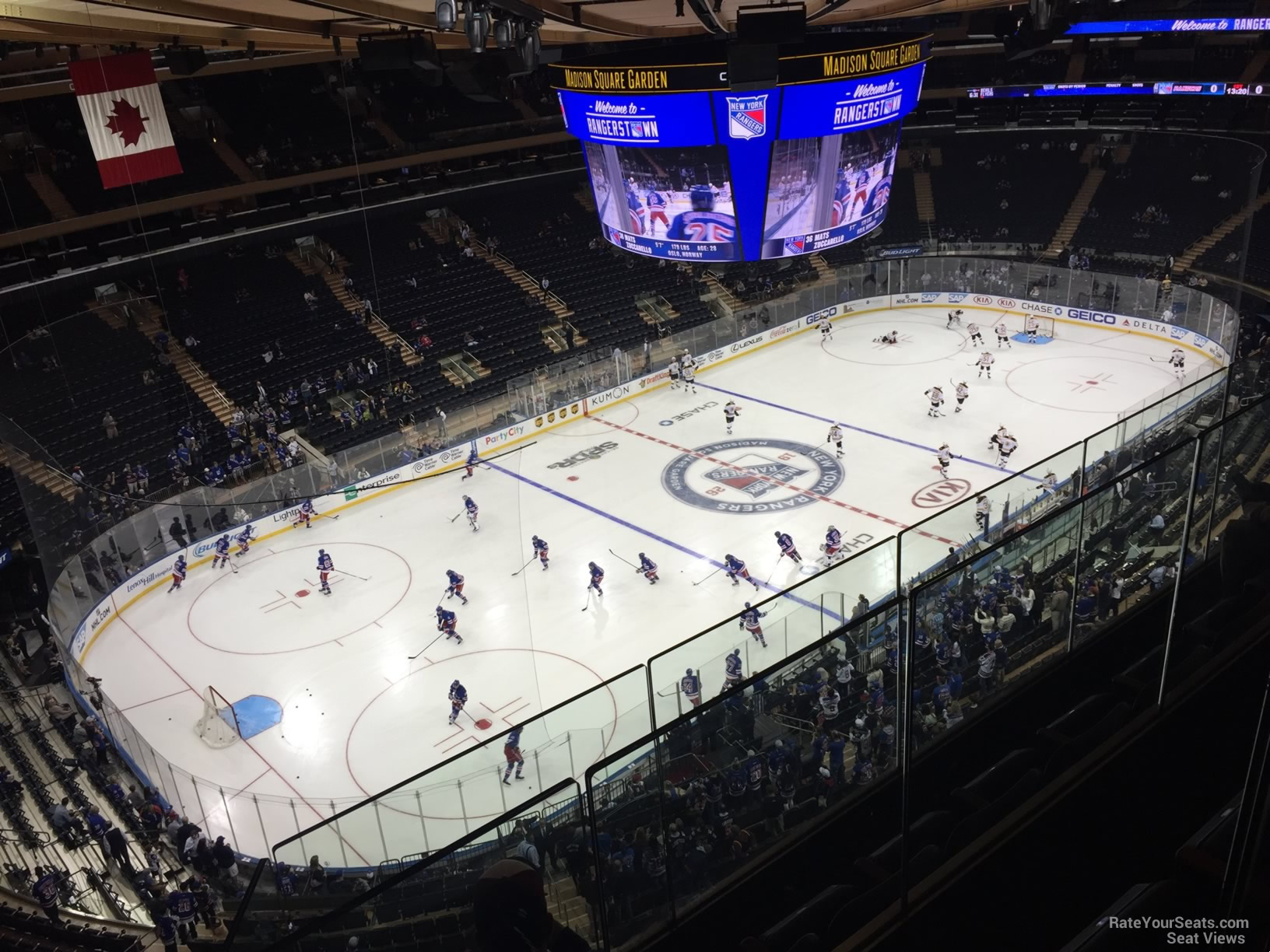 section 310 seat view  for hockey - madison square garden