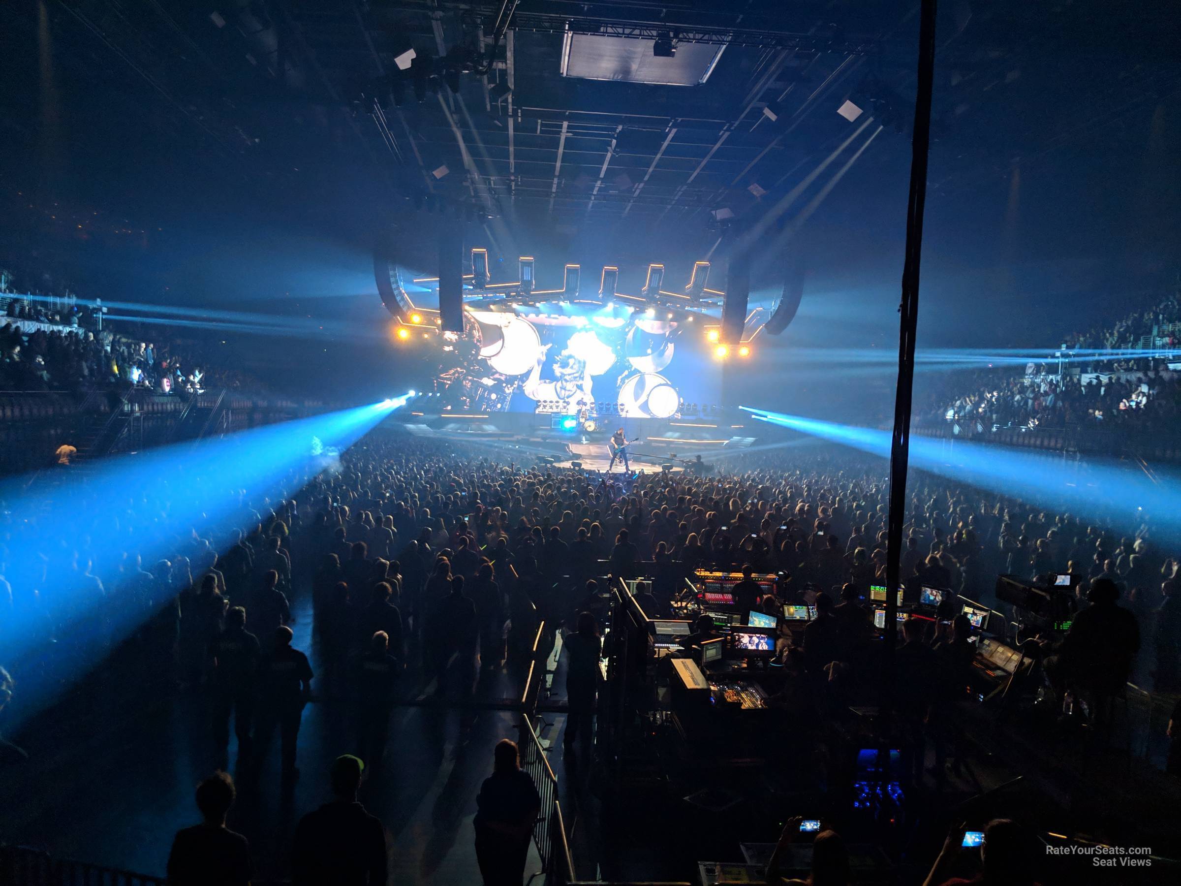 head-on concert view at Michelob ULTRA Arena