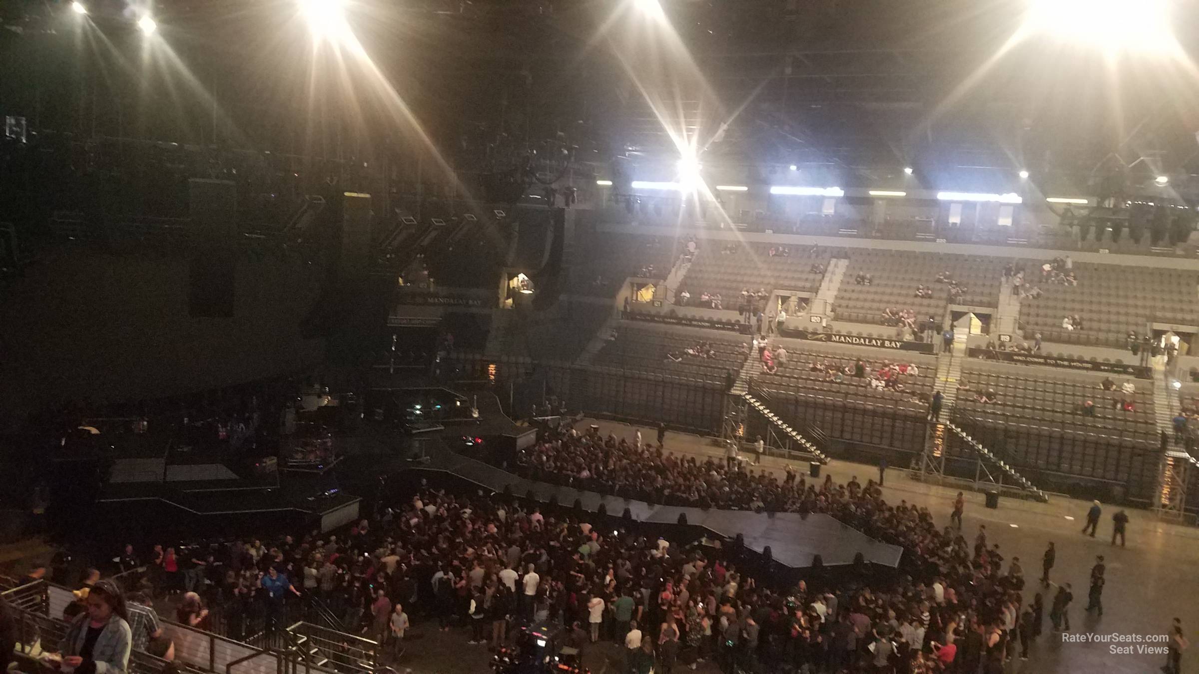 suite a seat view  for concert - michelob ultra arena