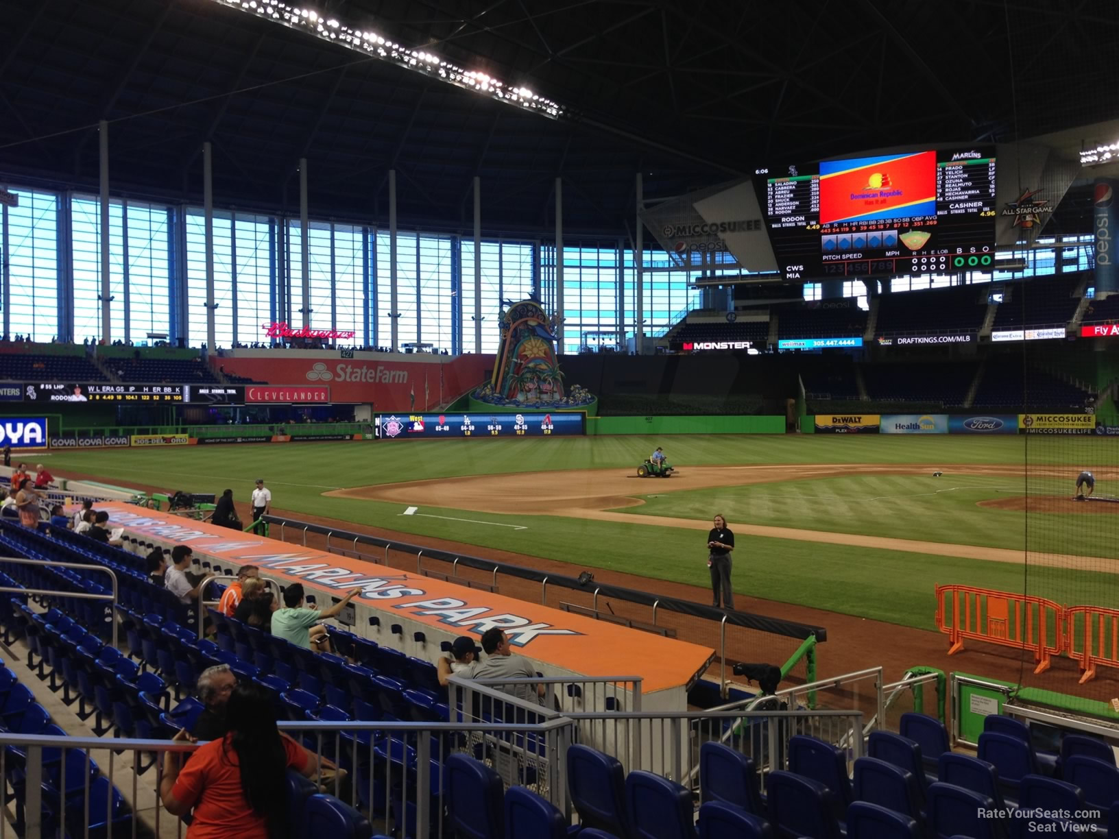 LoanDepot Park, section 18, row 12, home of Miami Marlins , page 1