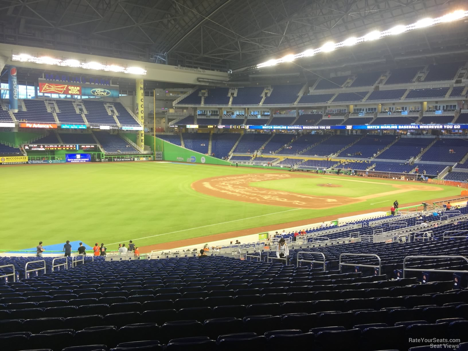 LoanDepot Park, section 25, home of Miami Marlins , page 1