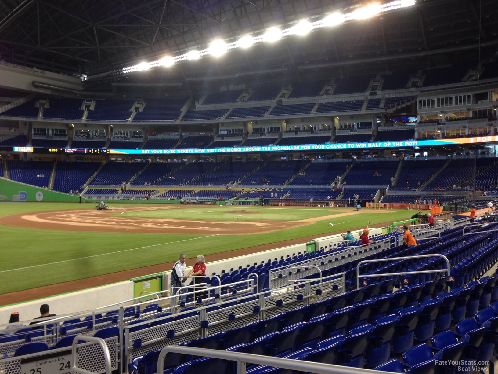 LoanDepot Park, section 25, home of Miami Marlins , page 1