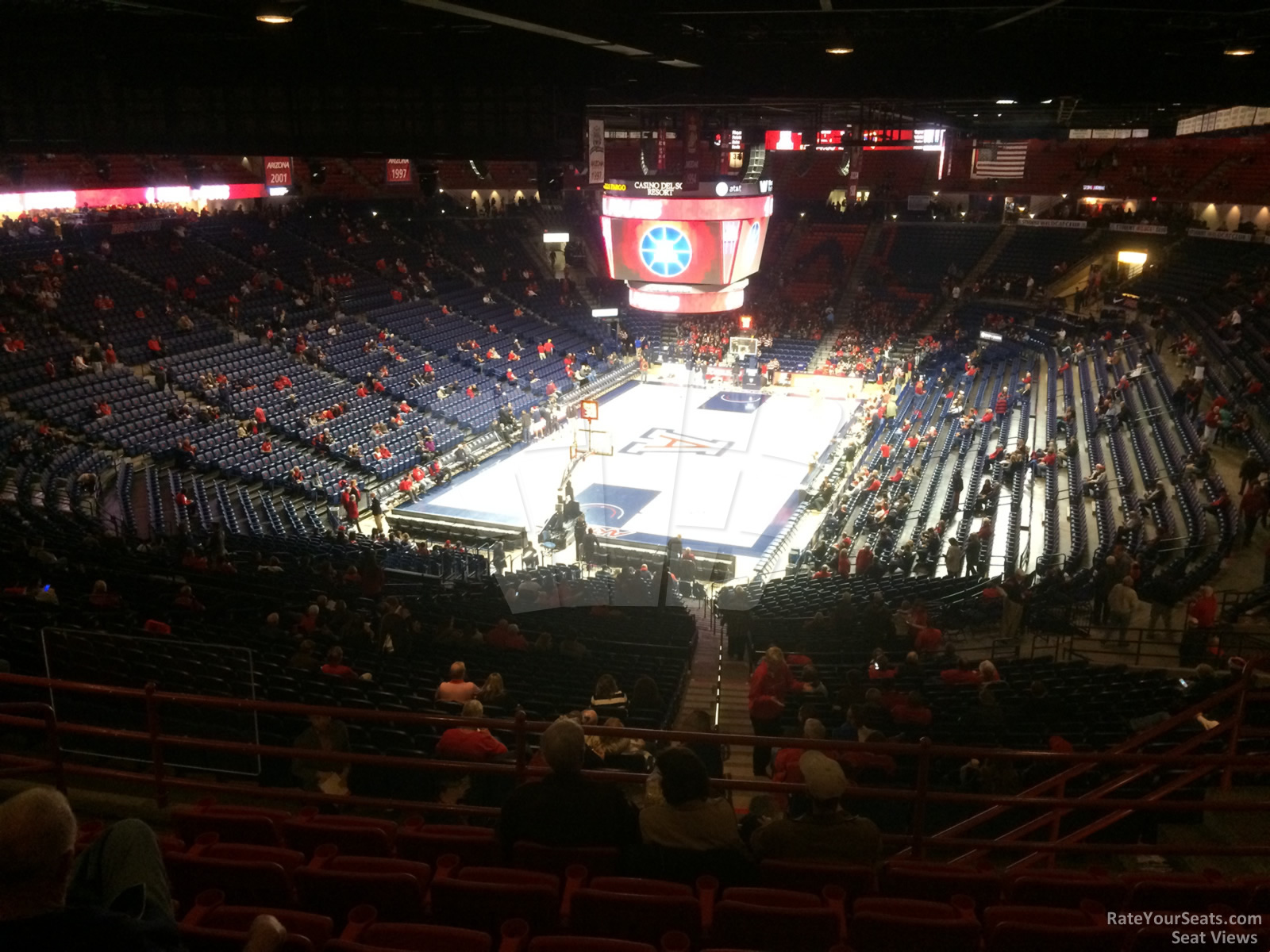 section 106, row 41 seat view  - mckale center