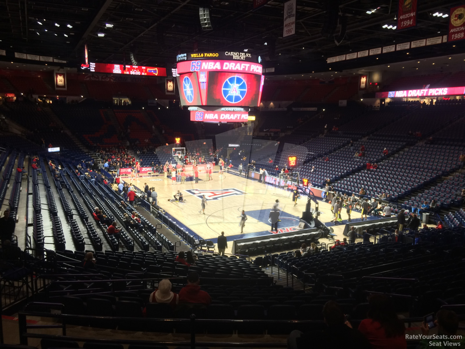 section 11, row 23 seat view  - mckale center