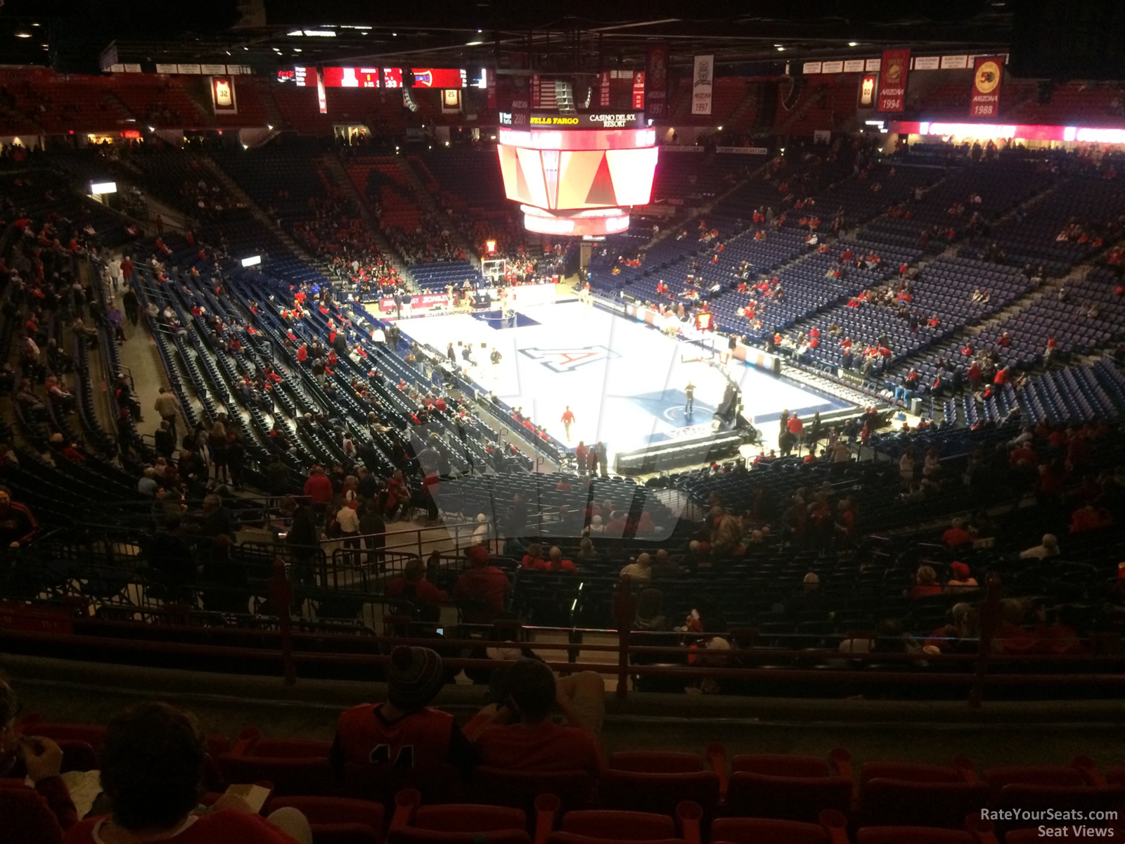 section 111, row 41 seat view  - mckale center