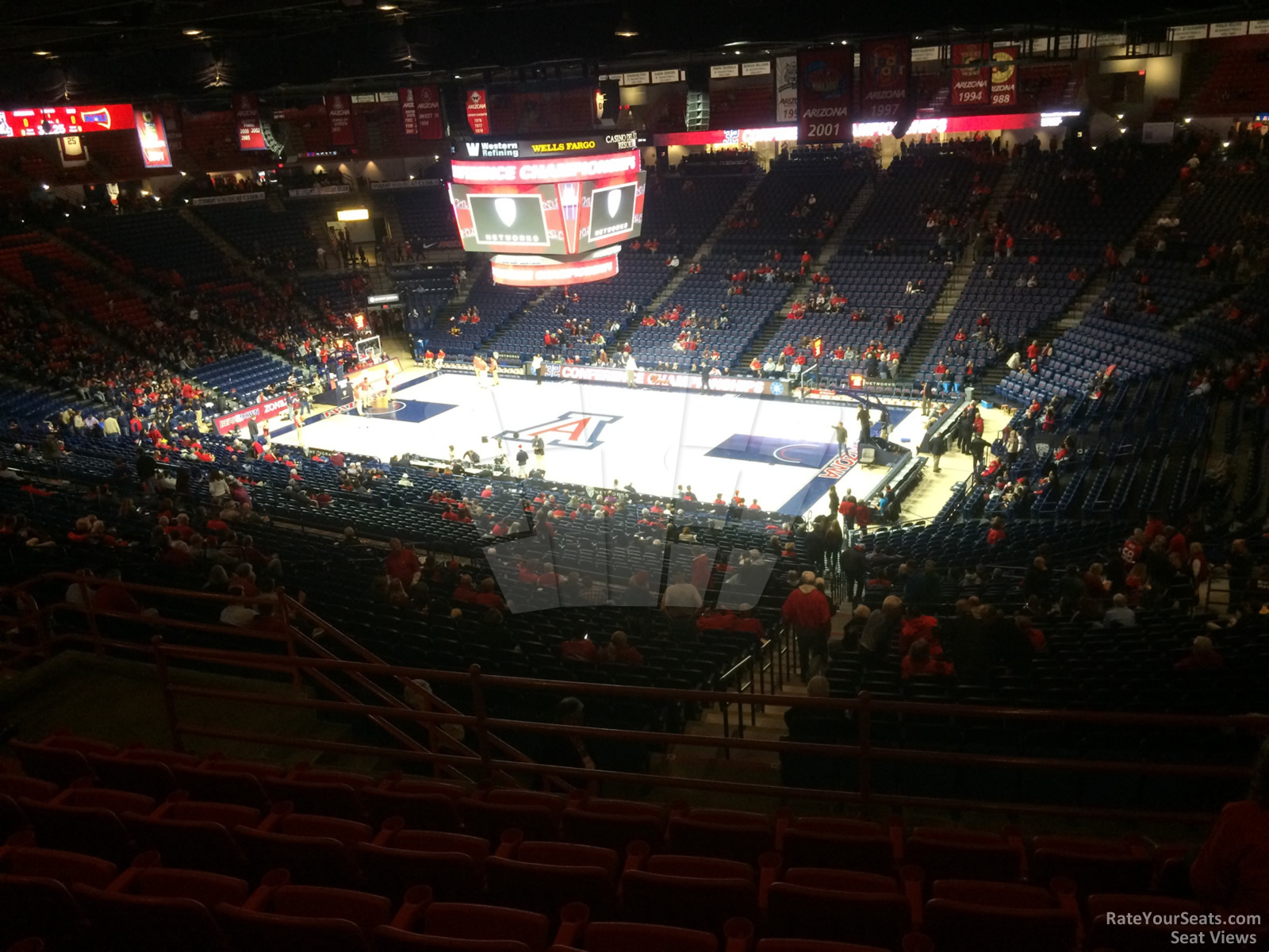 section 114, row 41 seat view  - mckale center