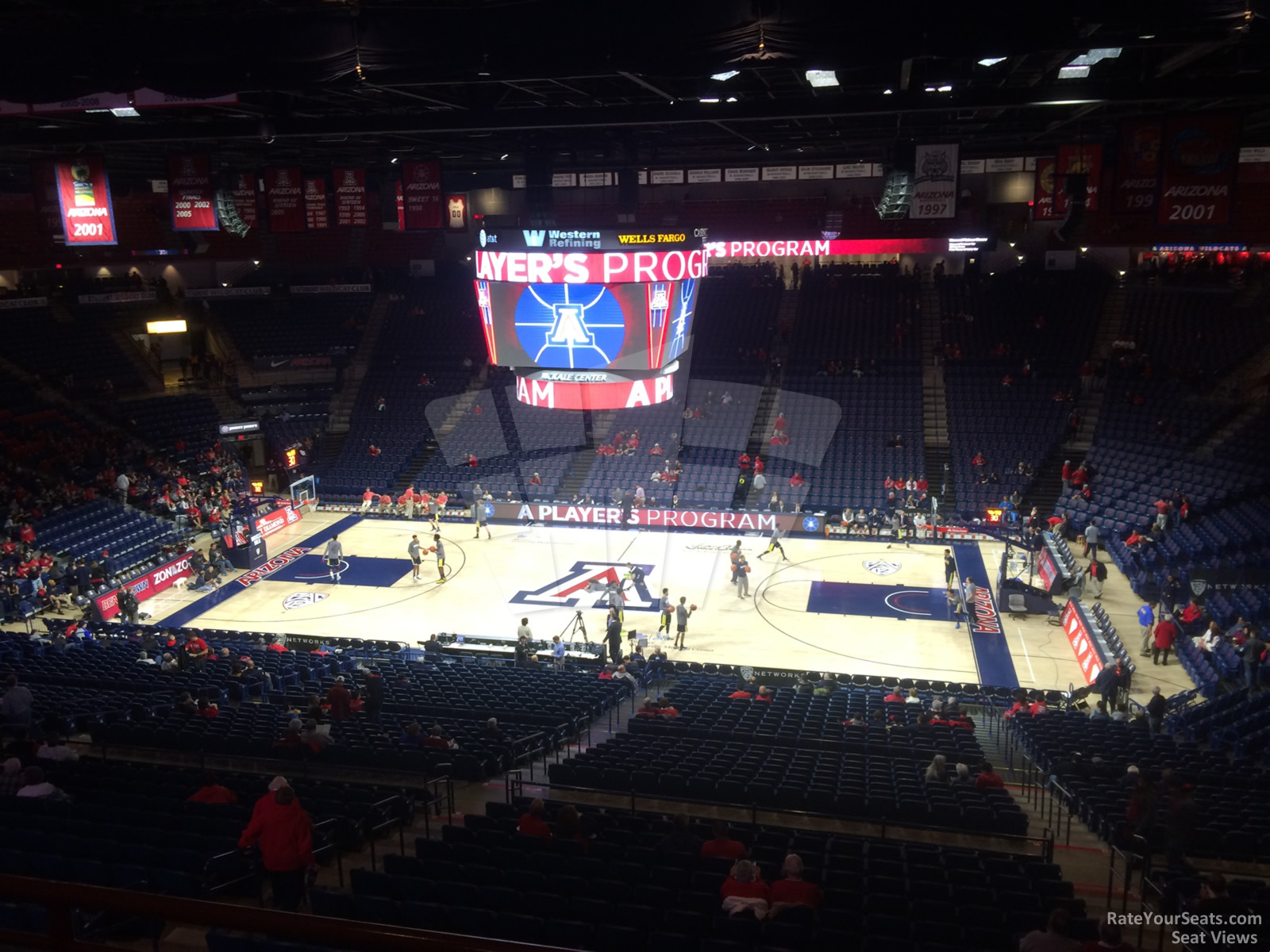 section 115a, row 35 seat view  - mckale center