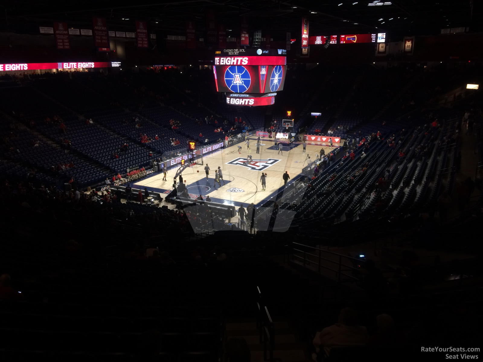 section 118, row 35 seat view  - mckale center