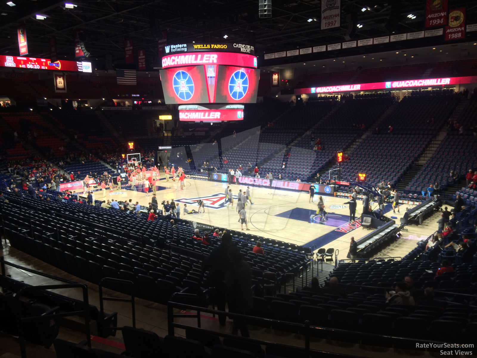 section 12, row 23 seat view  - mckale center