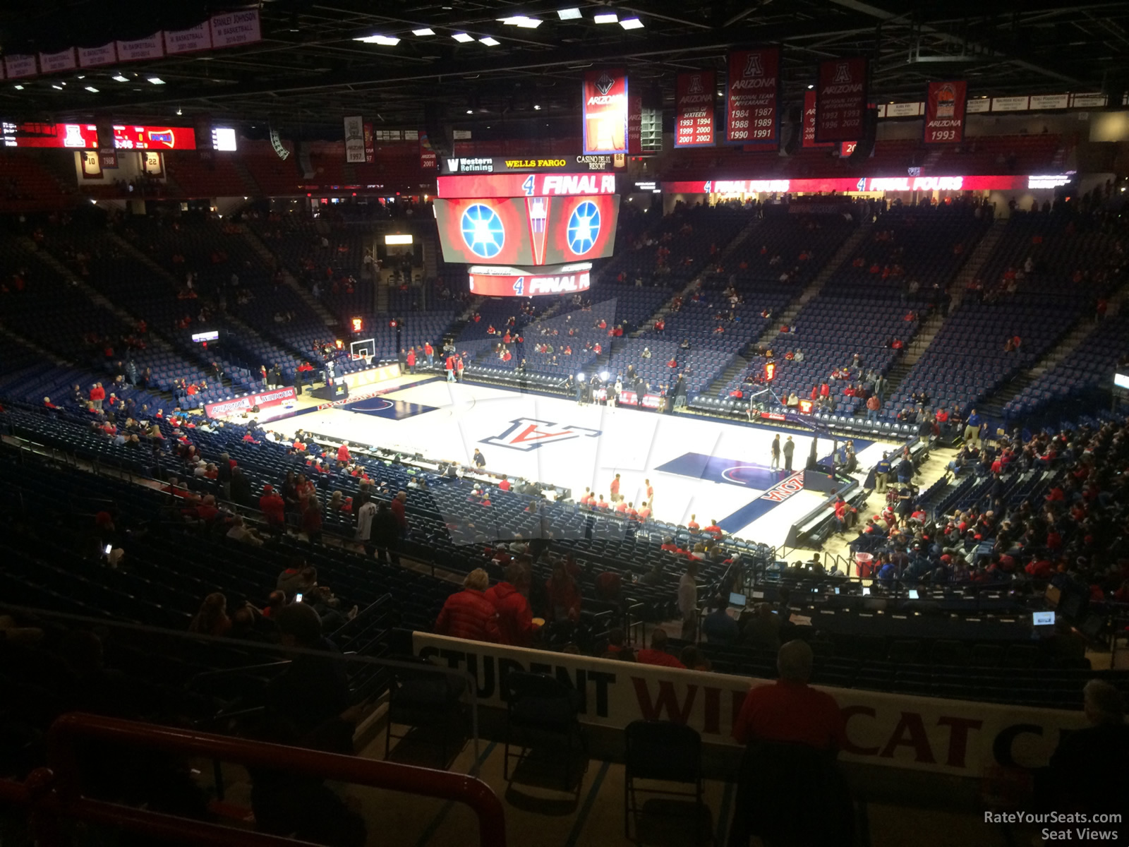 section 126, row 35 seat view  - mckale center