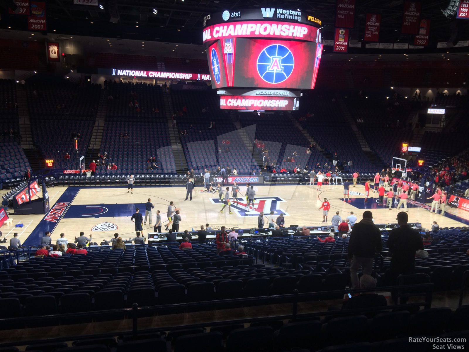 section 4, row 23 seat view  - mckale center