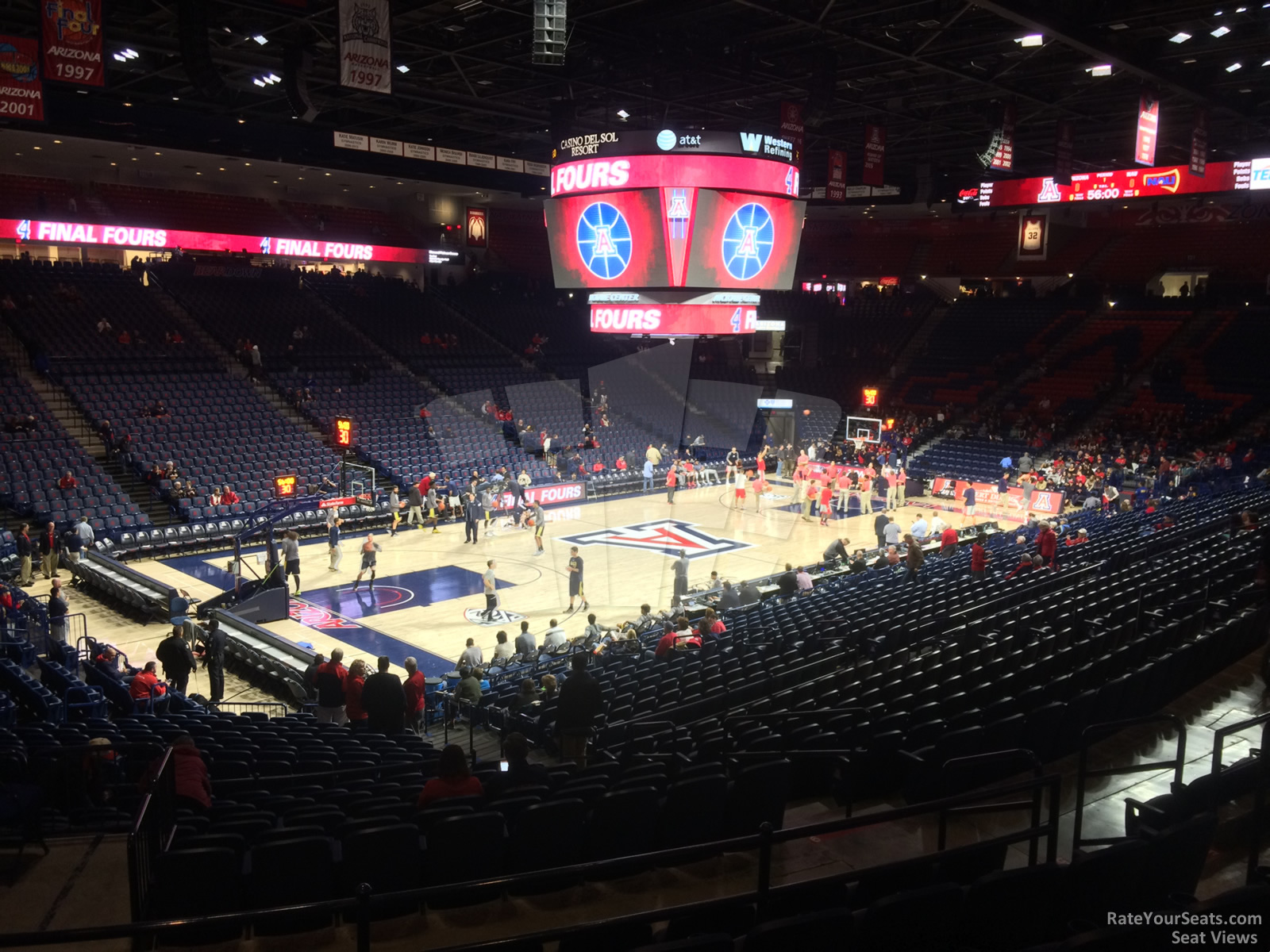section 6, row 23 seat view  - mckale center