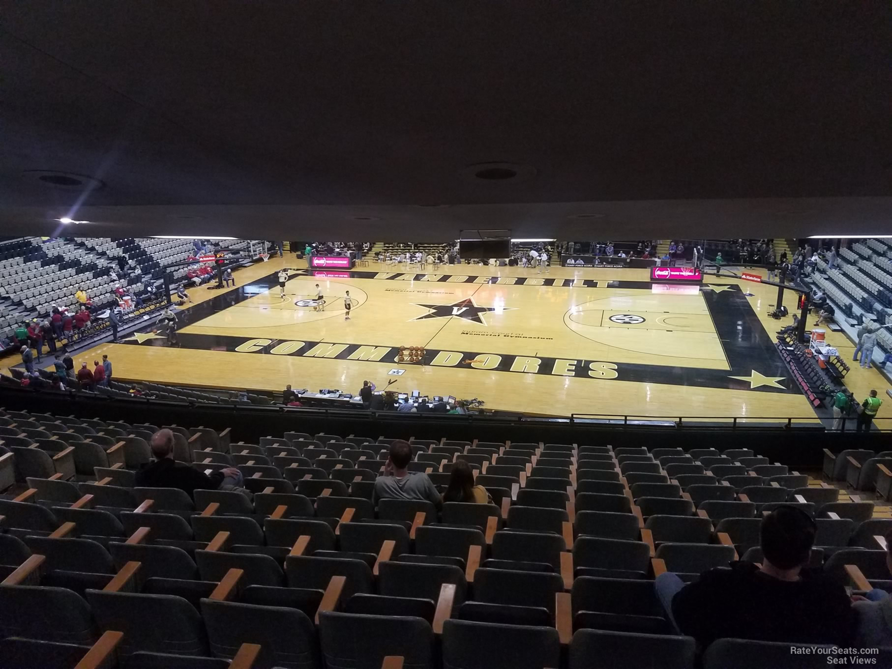 section 2b, row 14 seat view  - memorial gymnasium