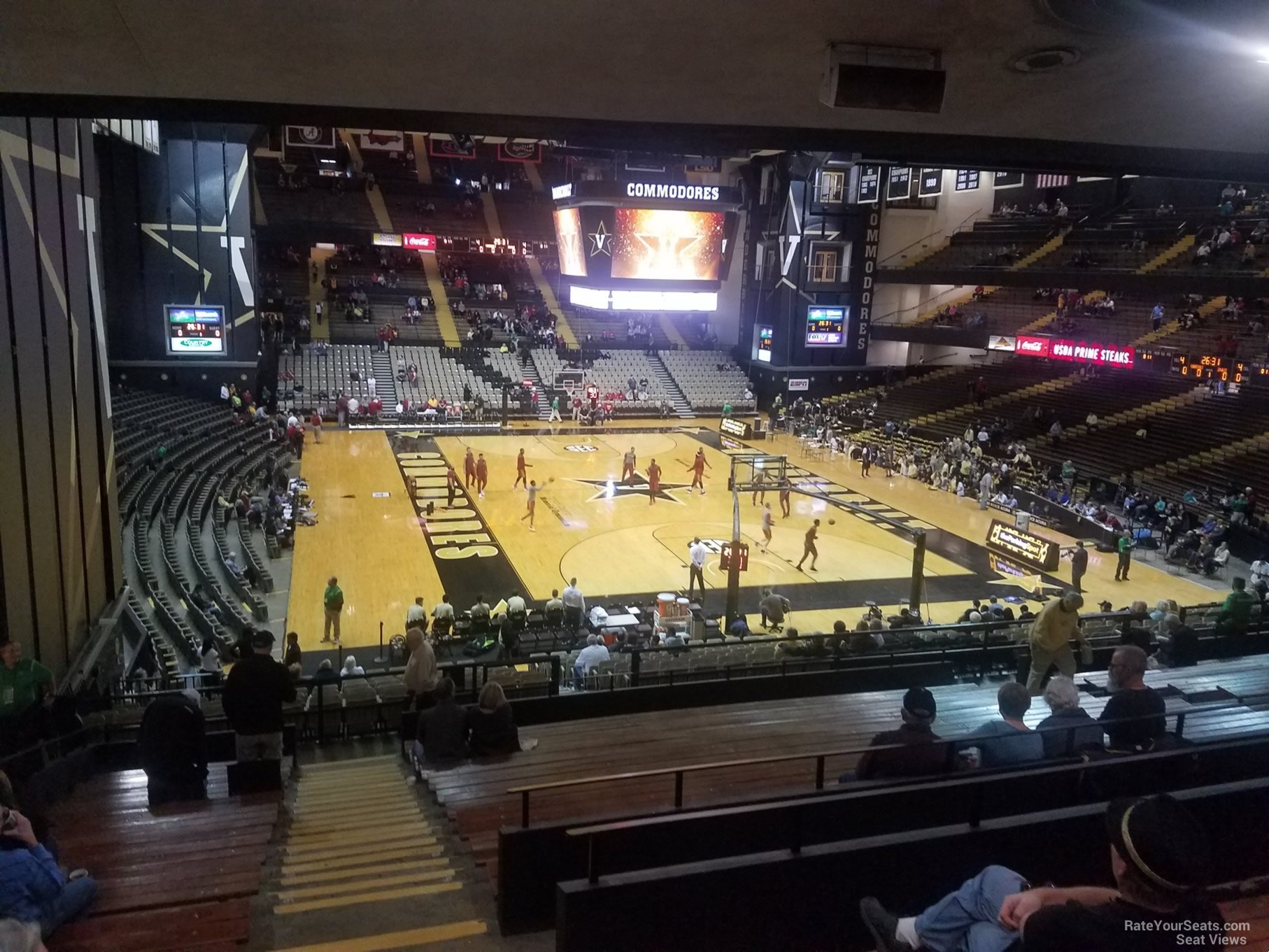 section 2l, row 18 seat view  - memorial gymnasium
