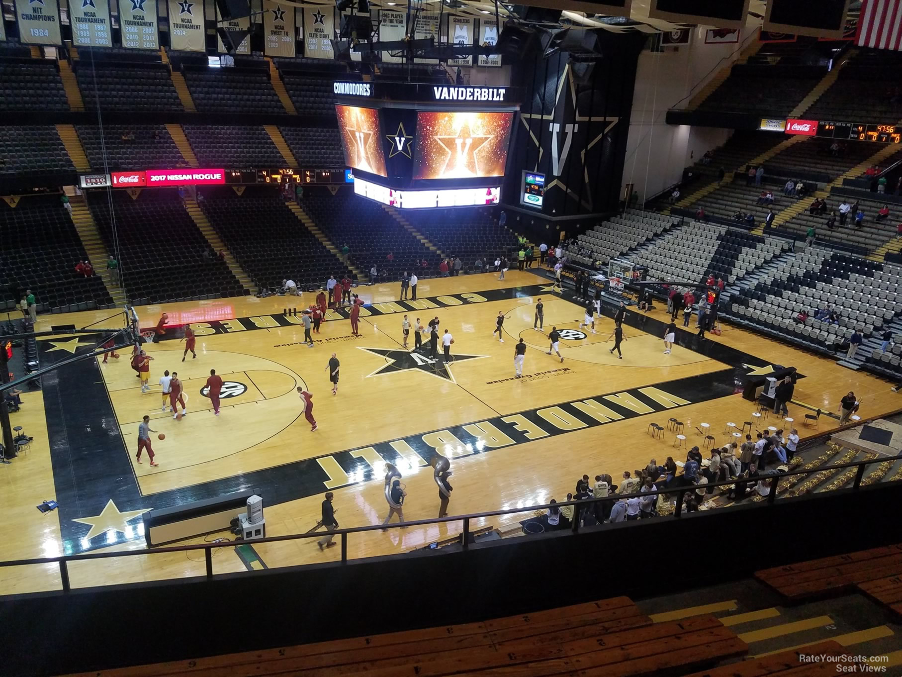 section 3k, row 7 seat view  - memorial gymnasium