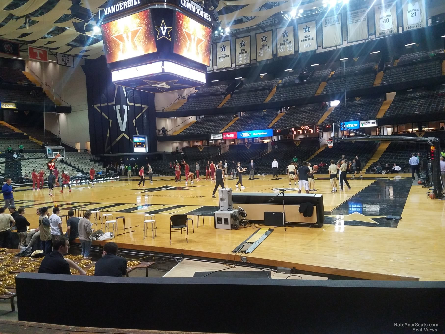 section g, row 15 seat view  - memorial gymnasium
