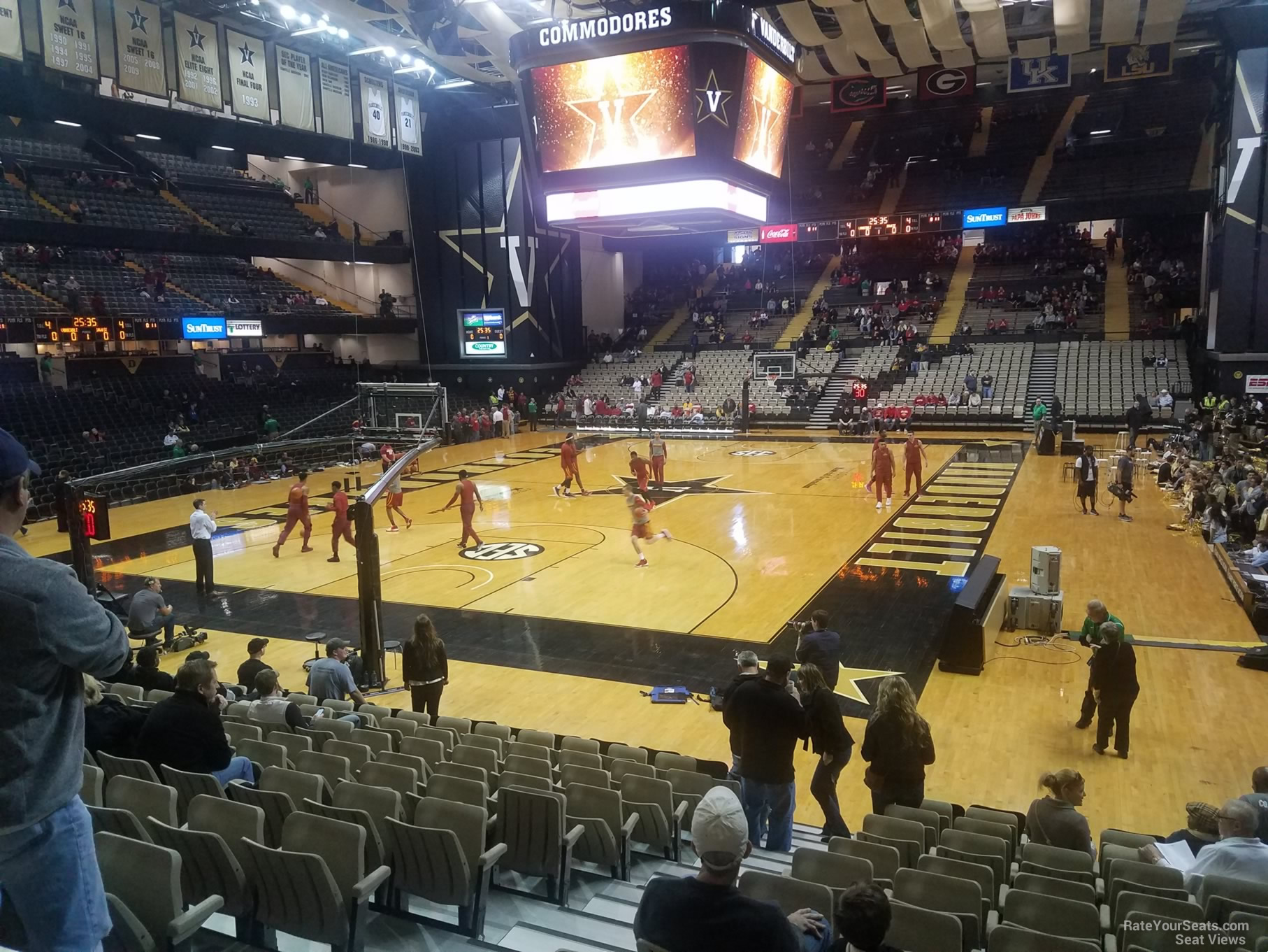 section l, row 10 seat view  - memorial gymnasium