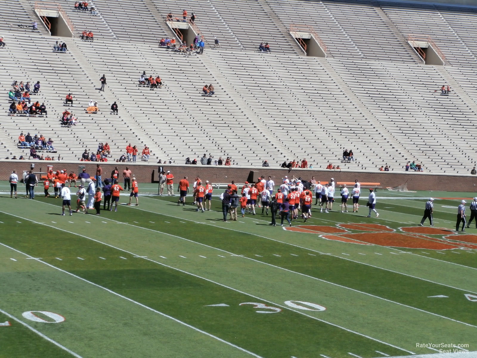 Memorial Stadium Clemson Section H Rateyourseatscom