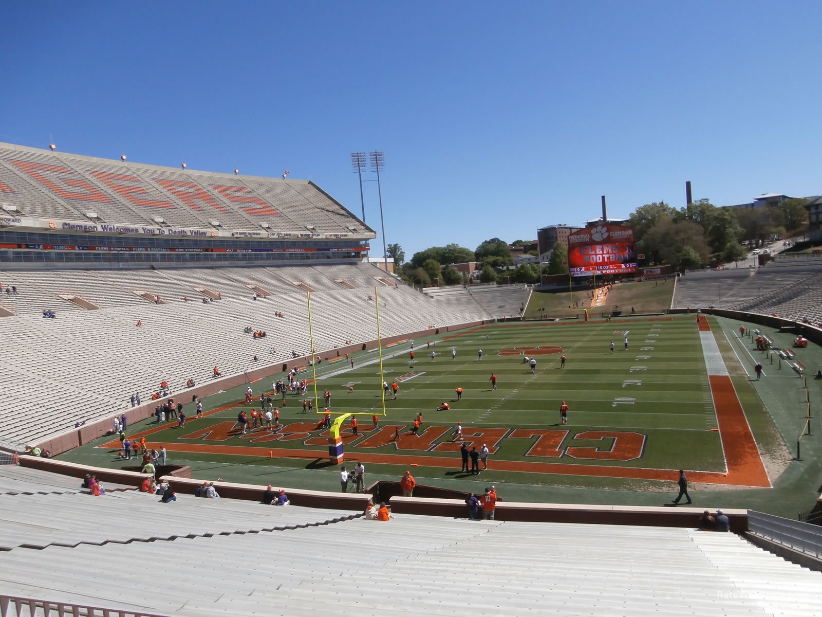 Memorial Stadium Clemson Section X Rateyourseatscom