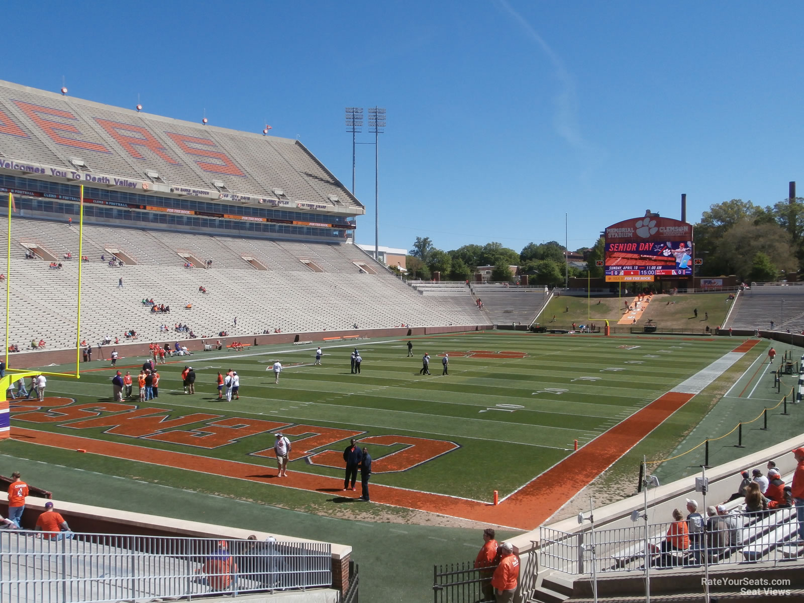 Memorial Stadium (Clemson) Section Y - RateYourSeats.com