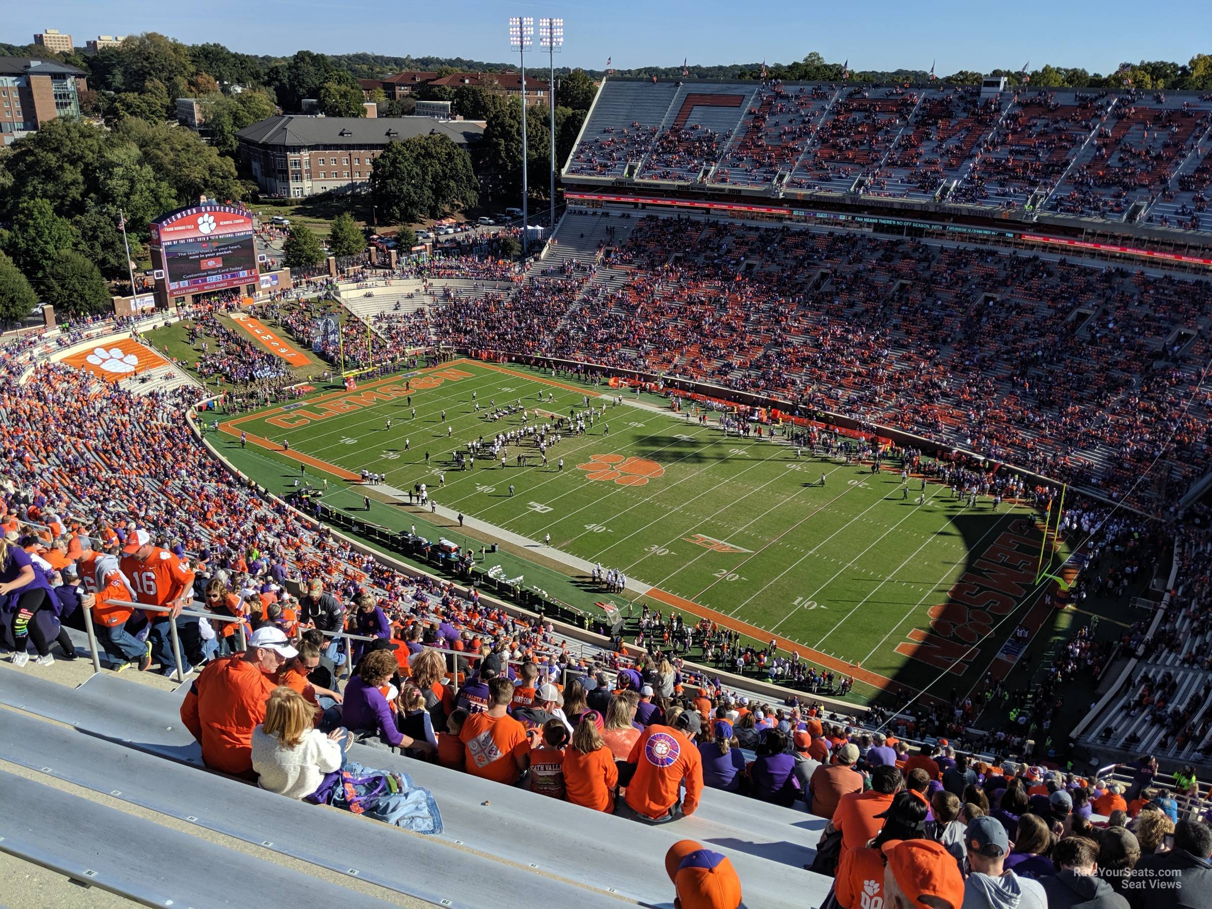 Memorial Stadium (Clemson) Section TT - RateYourSeats.com