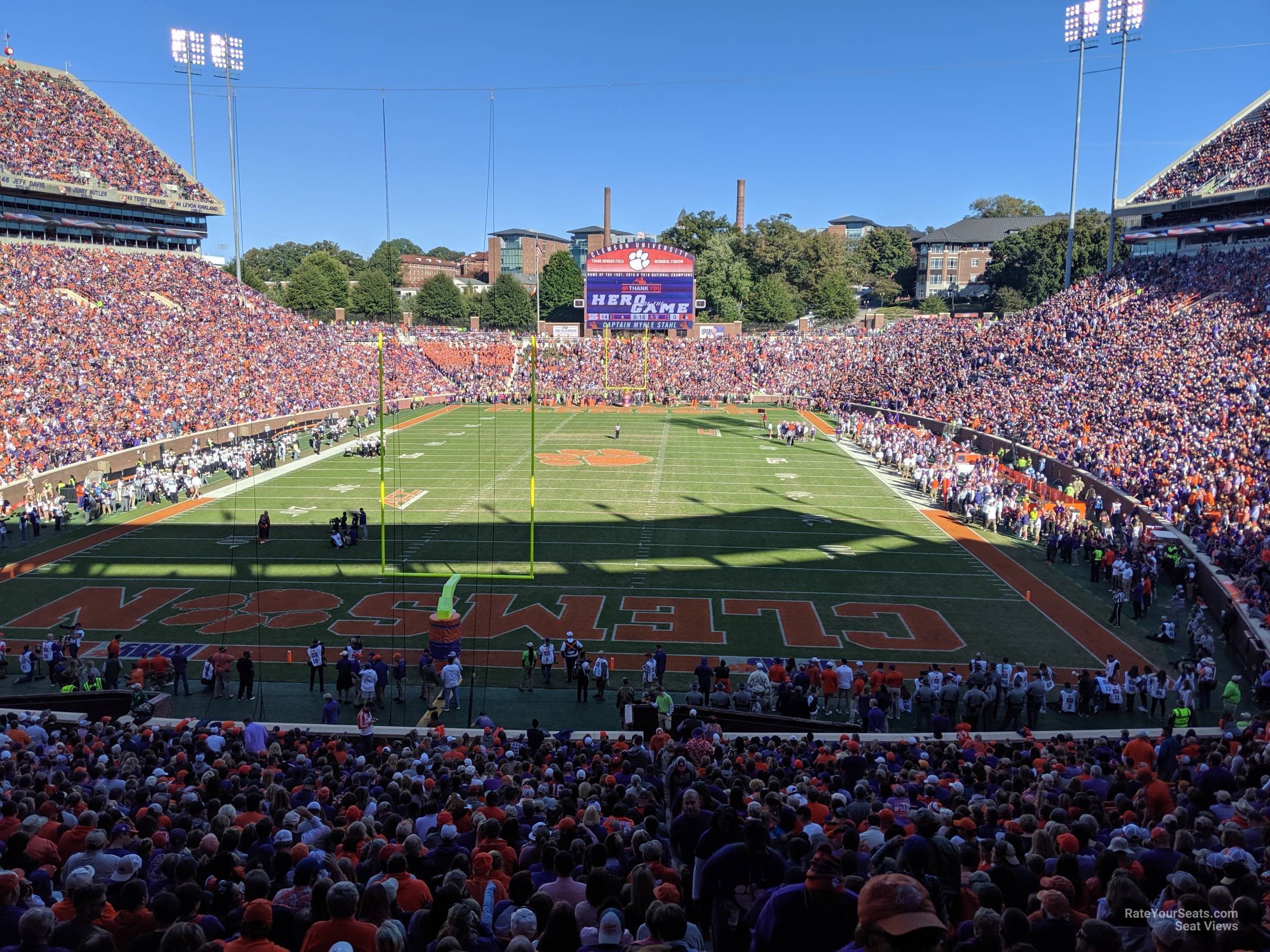 Clemson Stadium Seating Chart With Seat Numbers