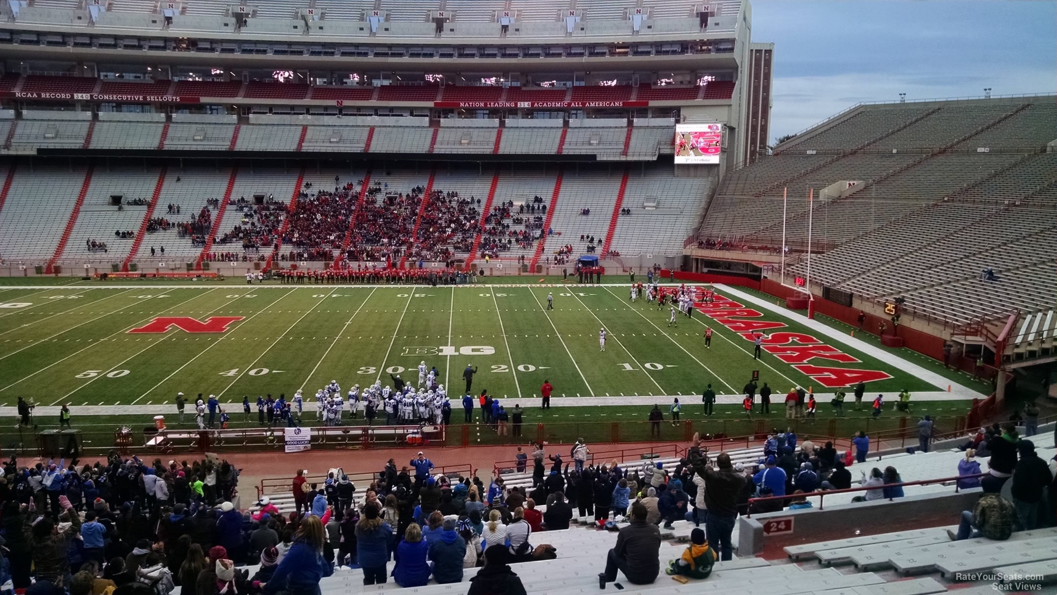 Memorial Stadium (Nebraska) Section 24 - RateYourSeats.com