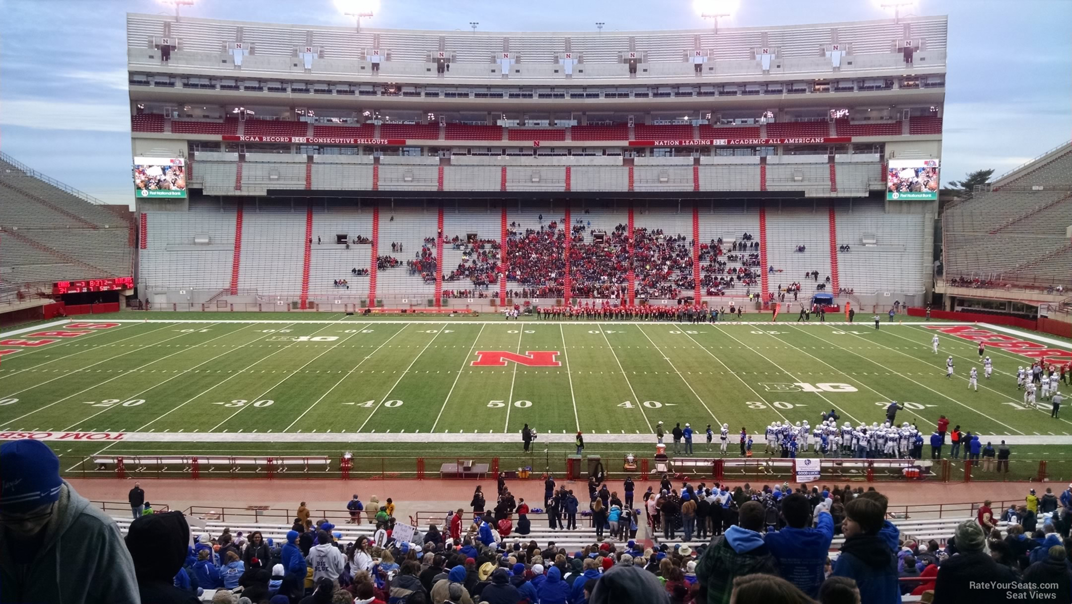 Nebraska Football Seating Chart Rows