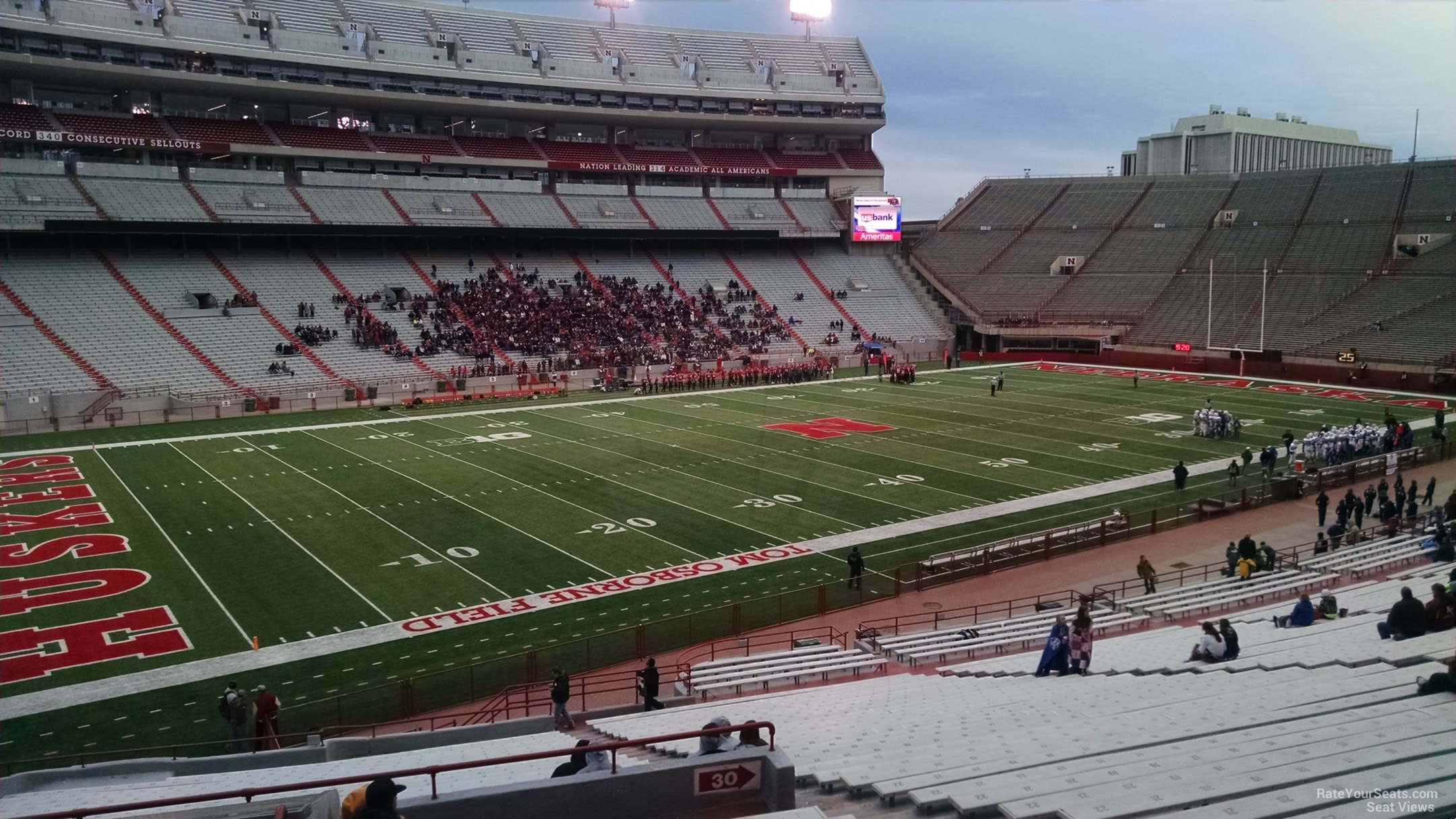 Nebraska Memorial Stadium Interactive Seating Chart