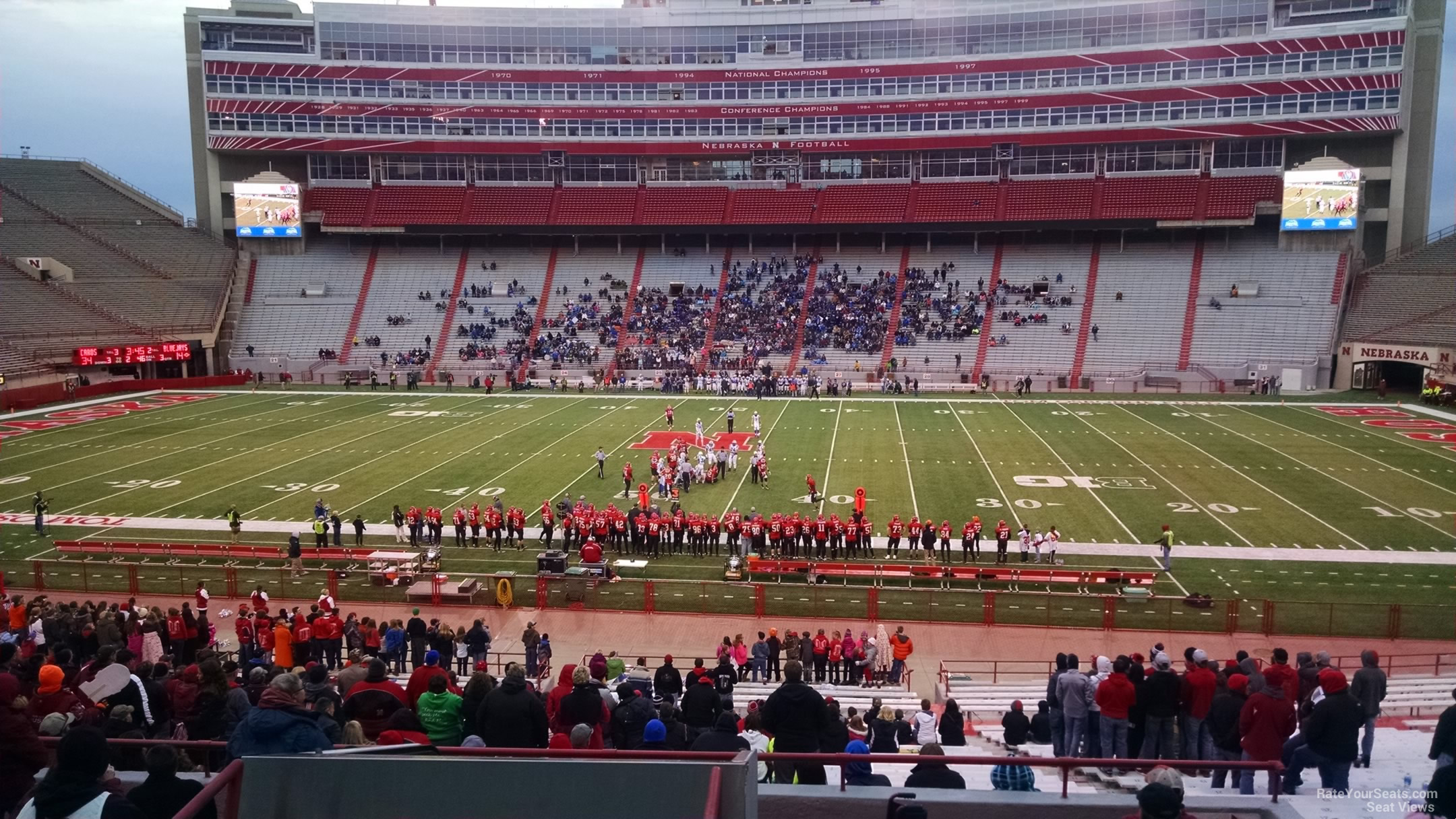 Nebraska Memorial Stadium Seating Chart Rows