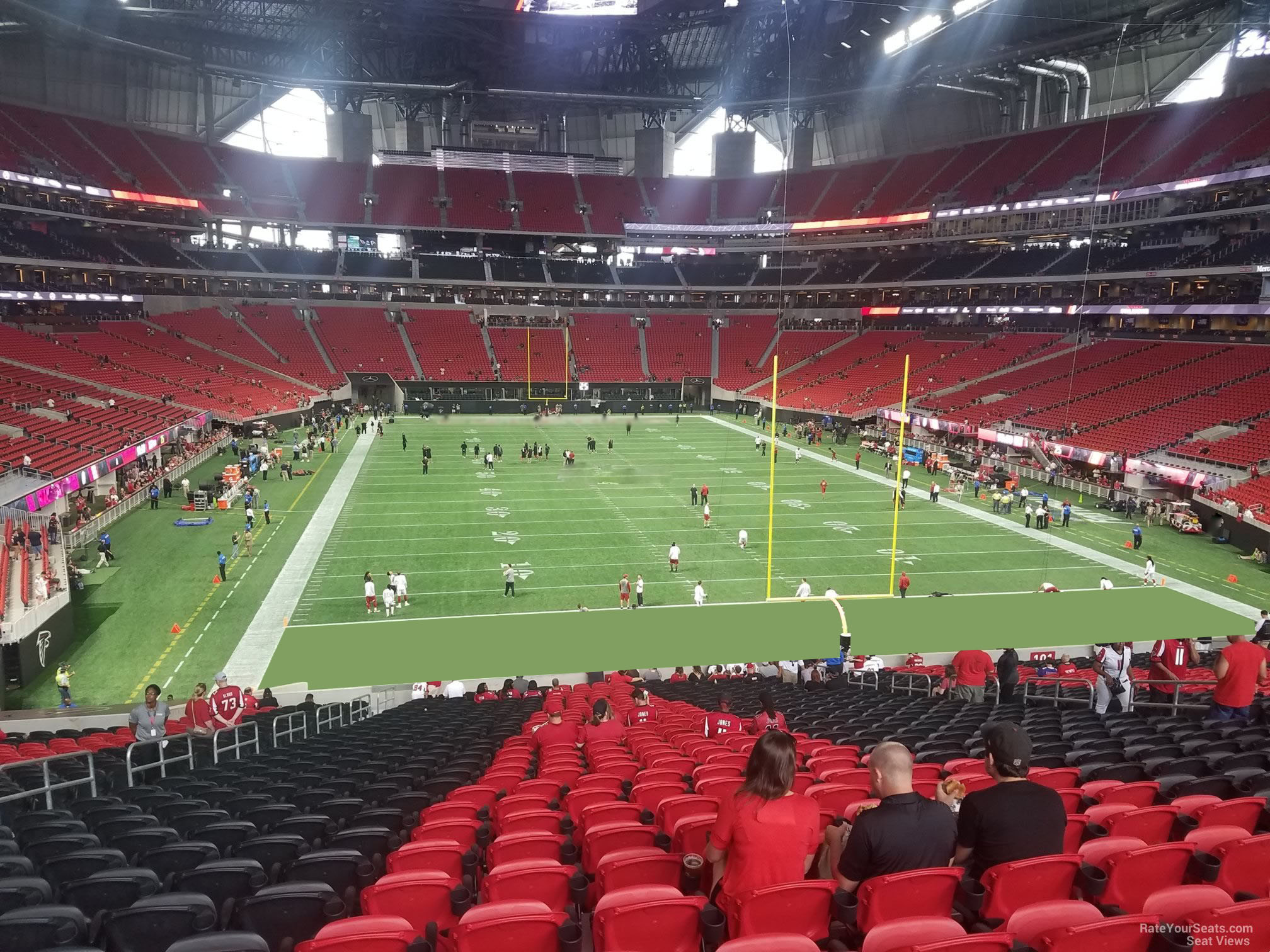 Section 102 at Mercedes-Benz Stadium - RateYourSeats.com