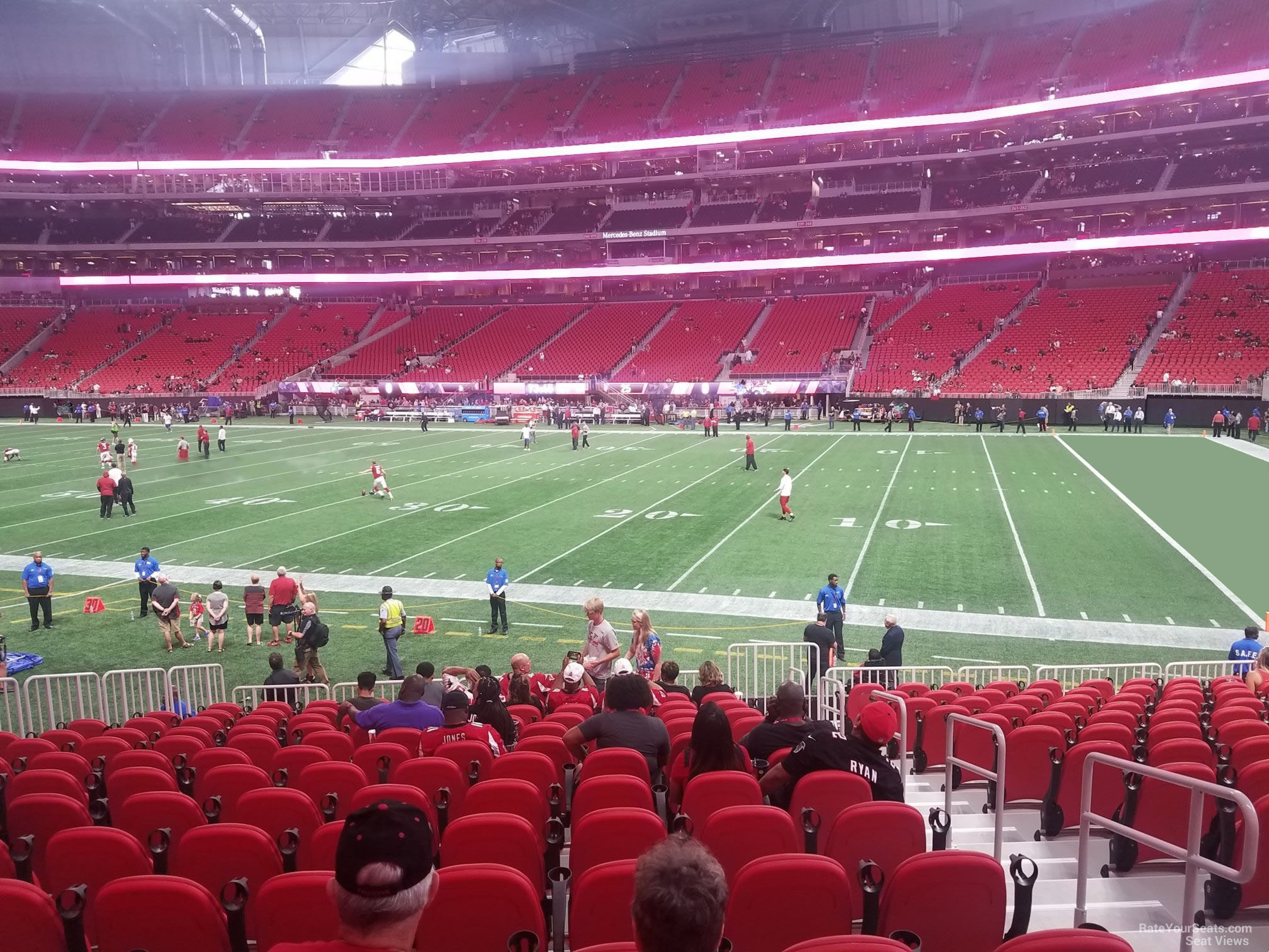 Mercedes-Benz Stadium, section 335, row 26, home of Atlanta Falcons,  Atlanta United, page 1