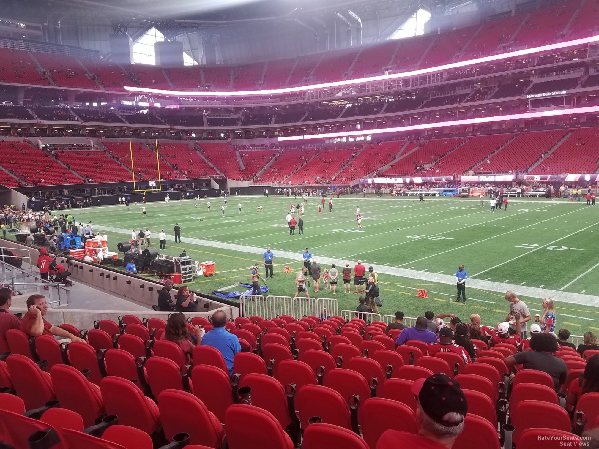 Mercedes-Benz Stadium, section 335, row 26, home of Atlanta Falcons,  Atlanta United, page 1