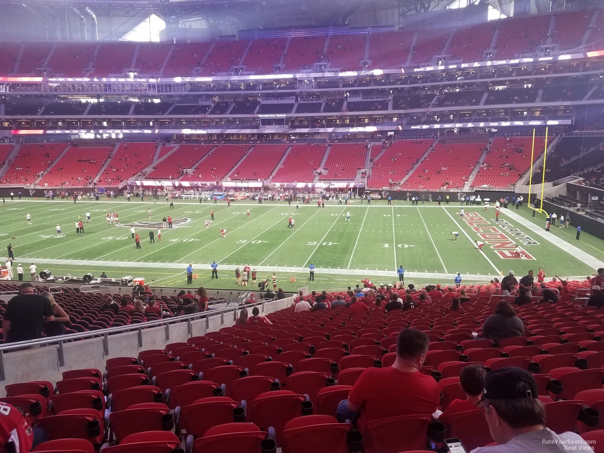 Section 107 at Mercedes-Benz Stadium - Atlanta Falcons - RateYourSeats.com