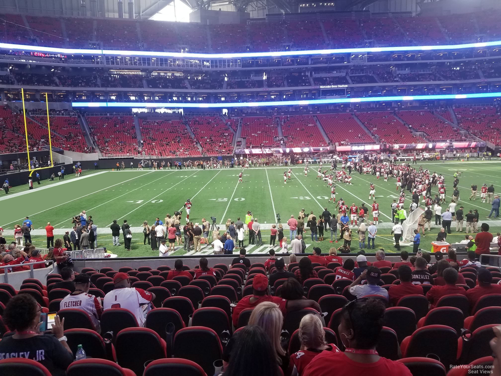 Mercedes-Benz Stadium Club 112 - Atlanta Falcons - RateYourSeats.com