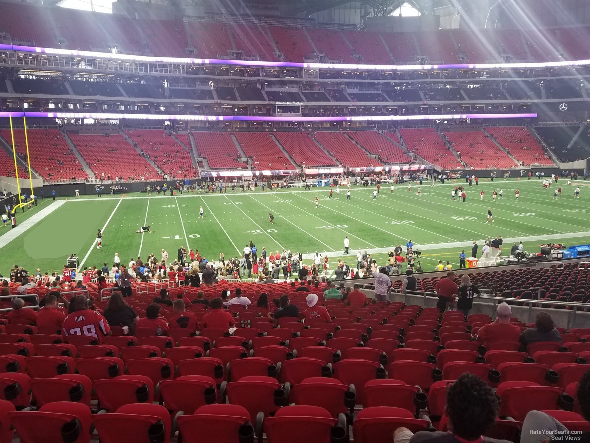 Mercedes-Benz Stadium Section 113 - Atlanta Falcons - RateYourSeats.com