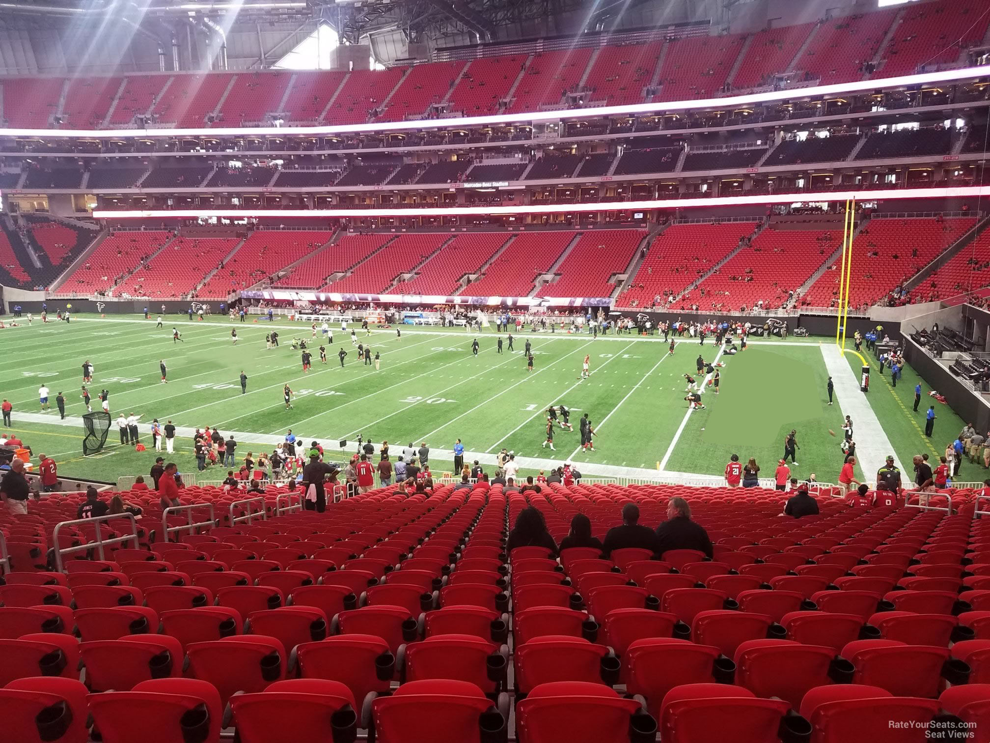 Mercedes-Benz Stadium Section 124 - Atlanta Falcons - RateYourSeats.com