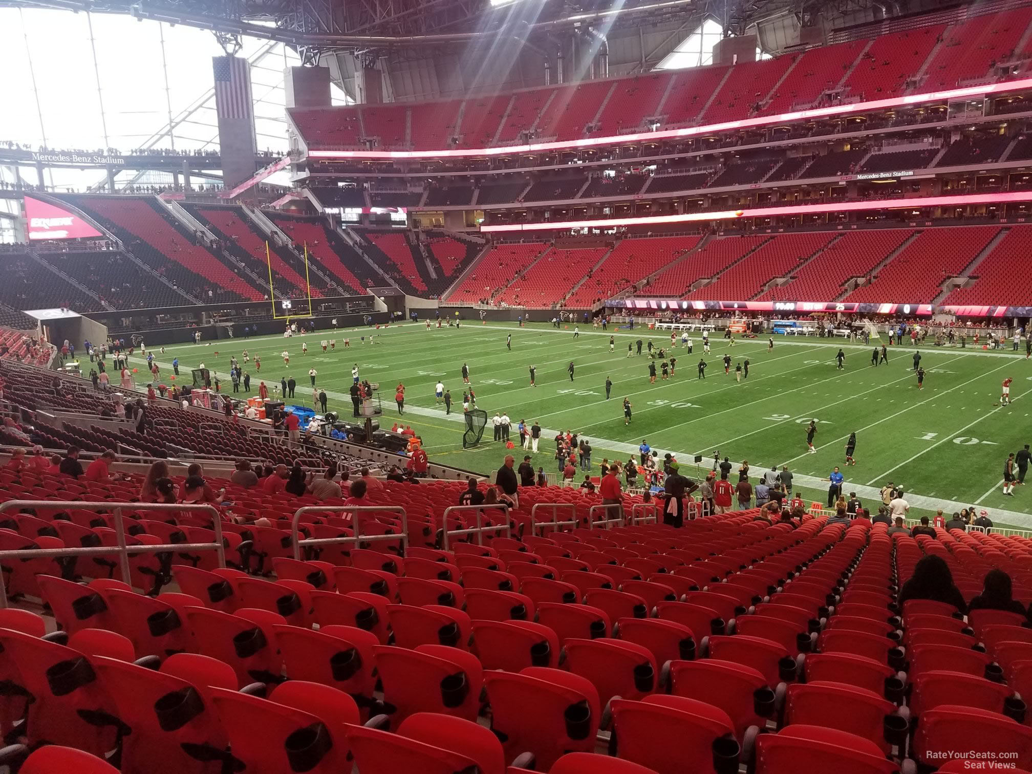 Section 125 at Mercedes-Benz Stadium 