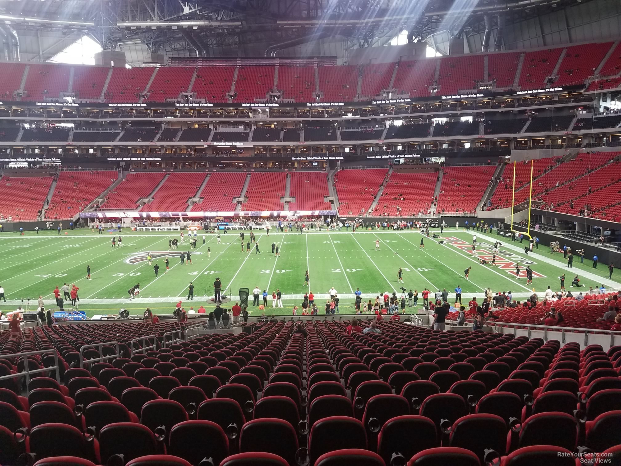 Mercedes-Benz Stadium Club 126 - Atlanta Falcons - RateYourSeats.com