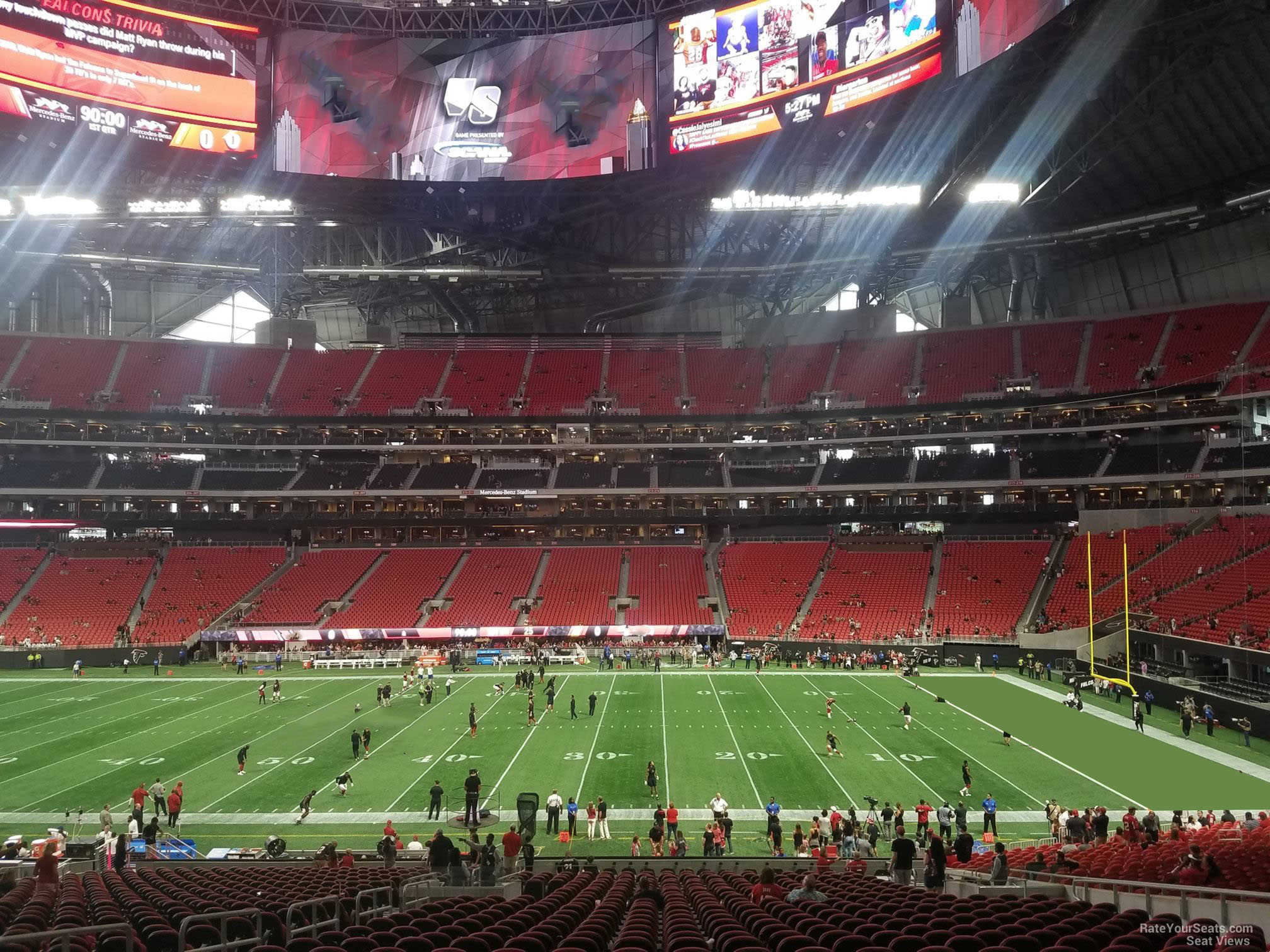 Mercedes-Benz Stadium, level 3, S1 - Suite Level, home of Atlanta Falcons,  Atlanta United