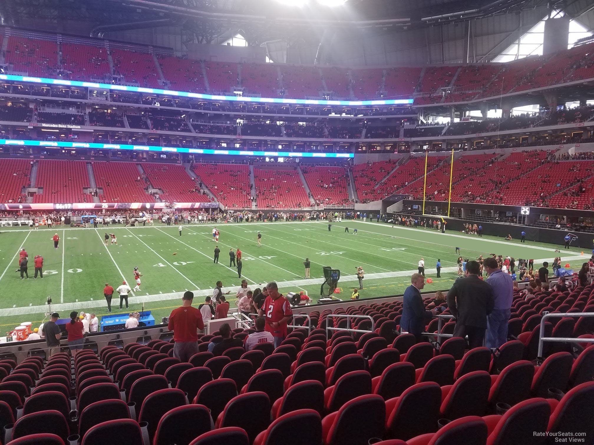 Mercedes-Benz Stadium Club 128 - Atlanta Falcons - RateYourSeats.com