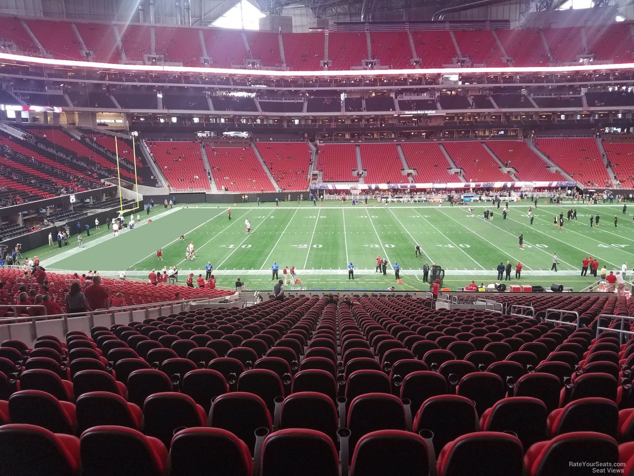 Club 130 at Mercedes-Benz Stadium - RateYourSeats.com