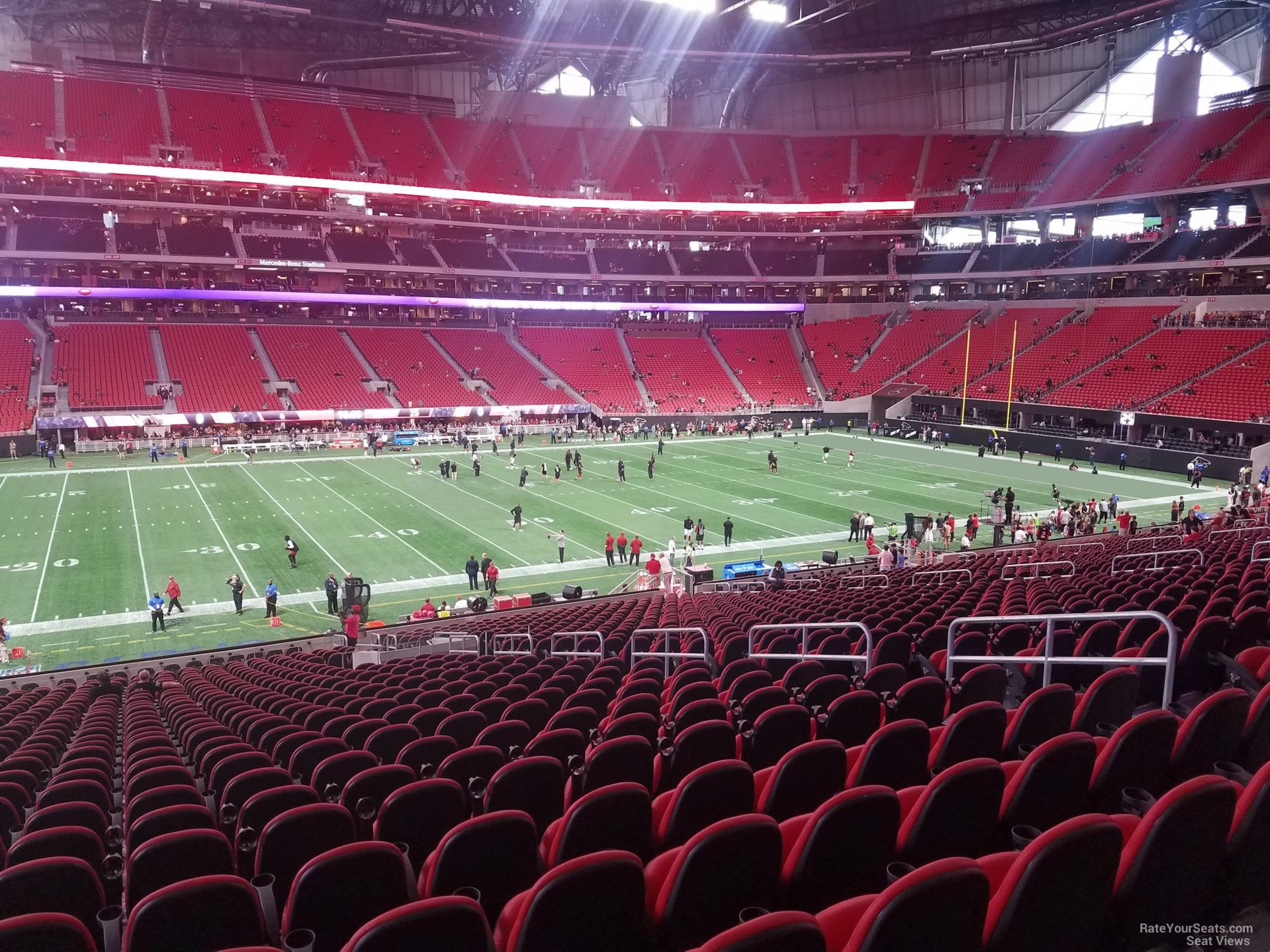 Club 130 at Mercedes-Benz Stadium - RateYourSeats.com