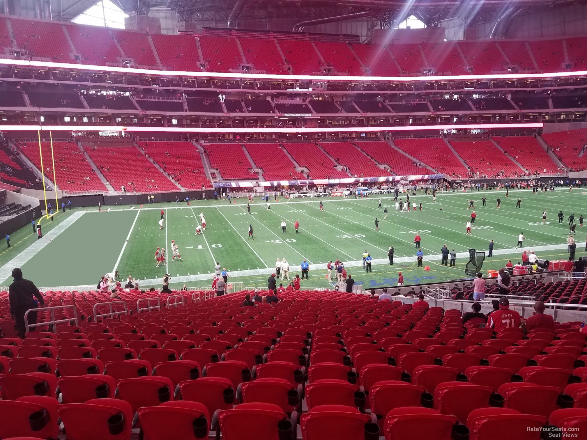 Mercedes-Benz Stadium Section 131 - Atlanta Falcons - RateYourSeats.com