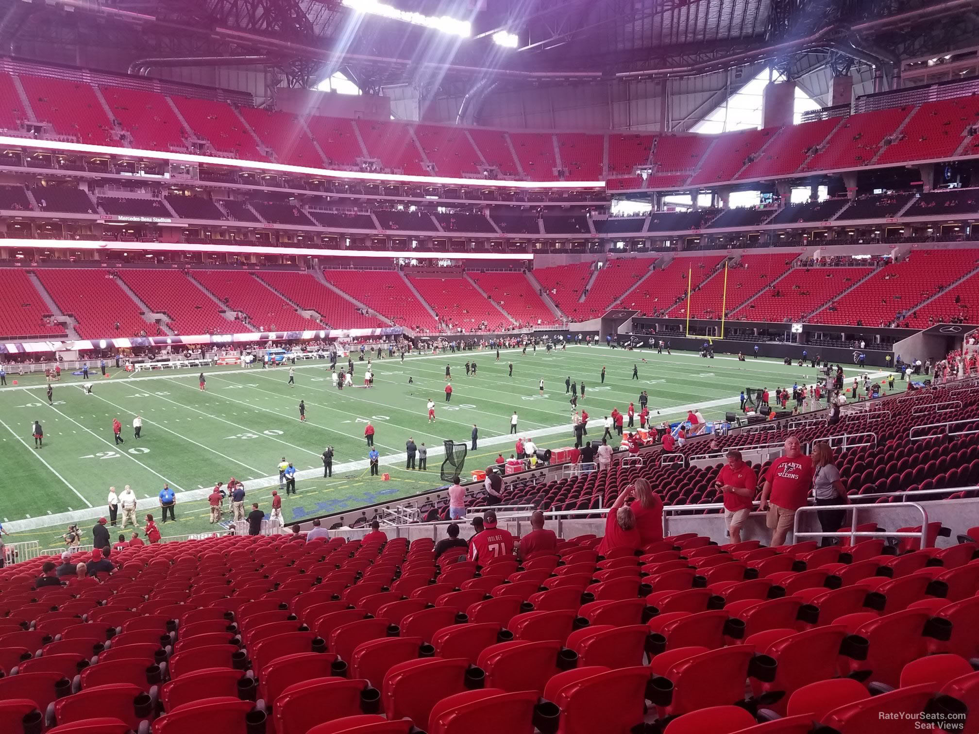 Section 131 at Mercedes-Benz Stadium - RateYourSeats.com