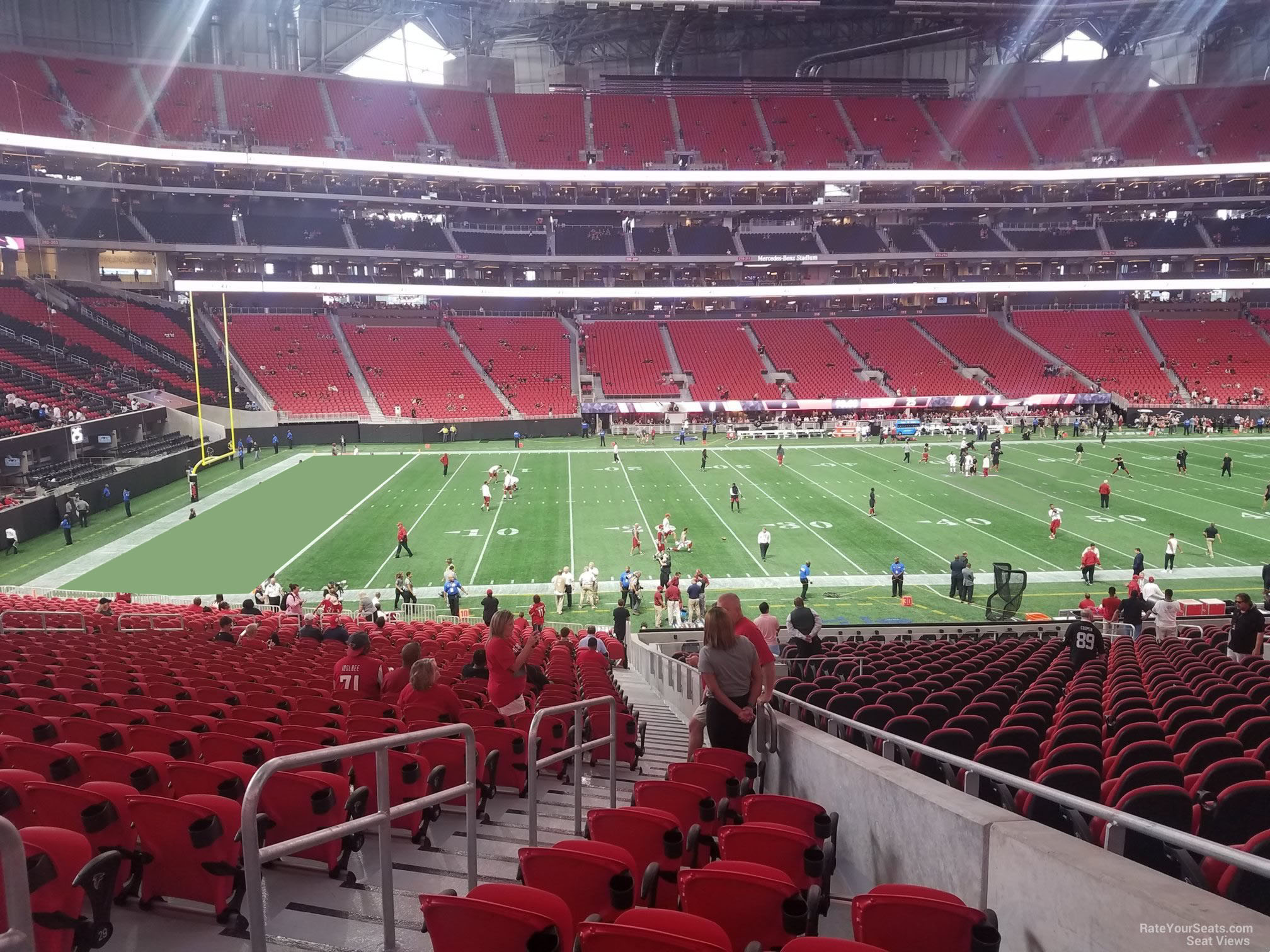 Section 131 at Mercedes-Benz Stadium - RateYourSeats.com