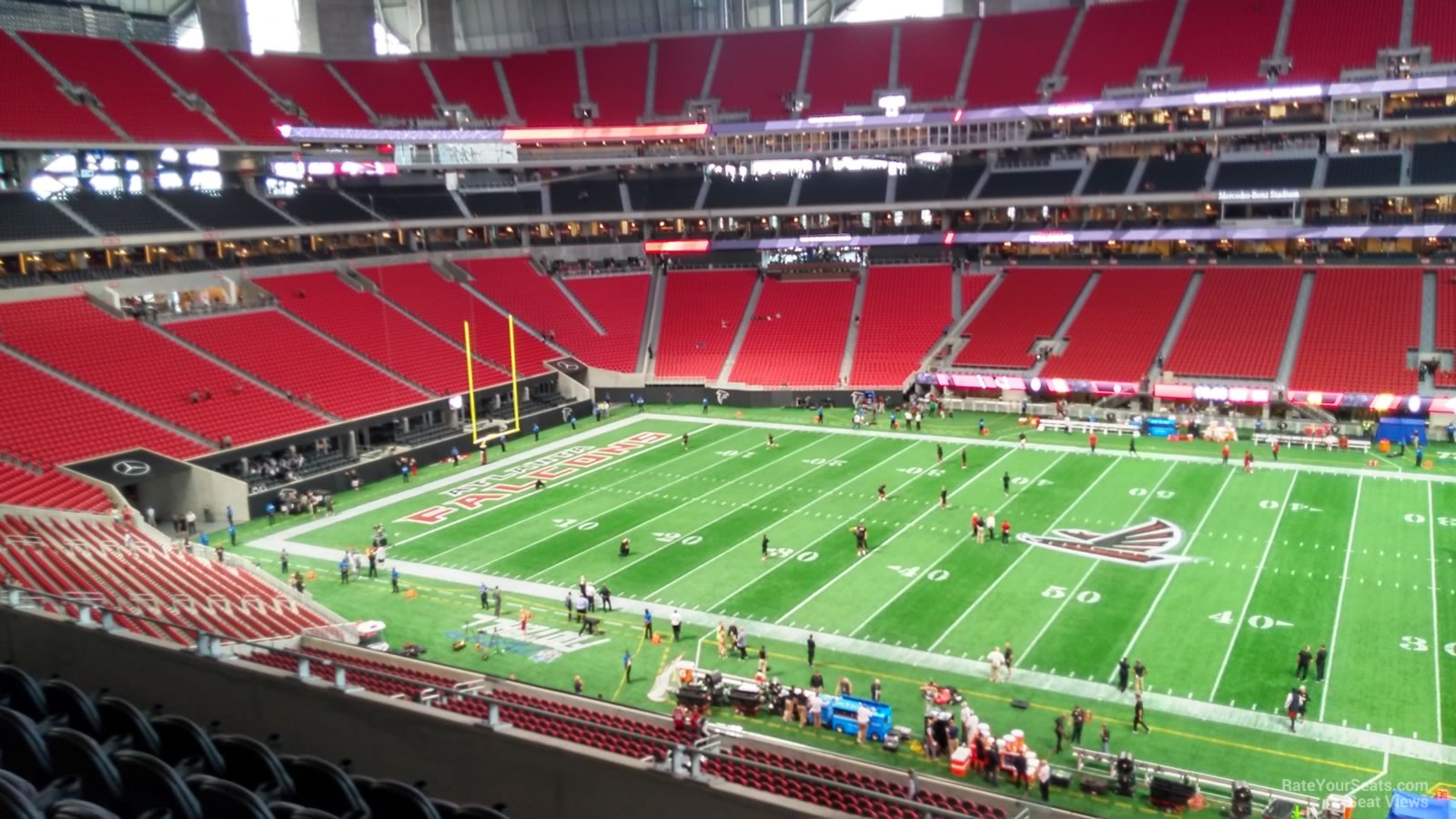 Mercedes-benz Stadium Club 210 - Atlanta Falcons - Rateyourseats.com